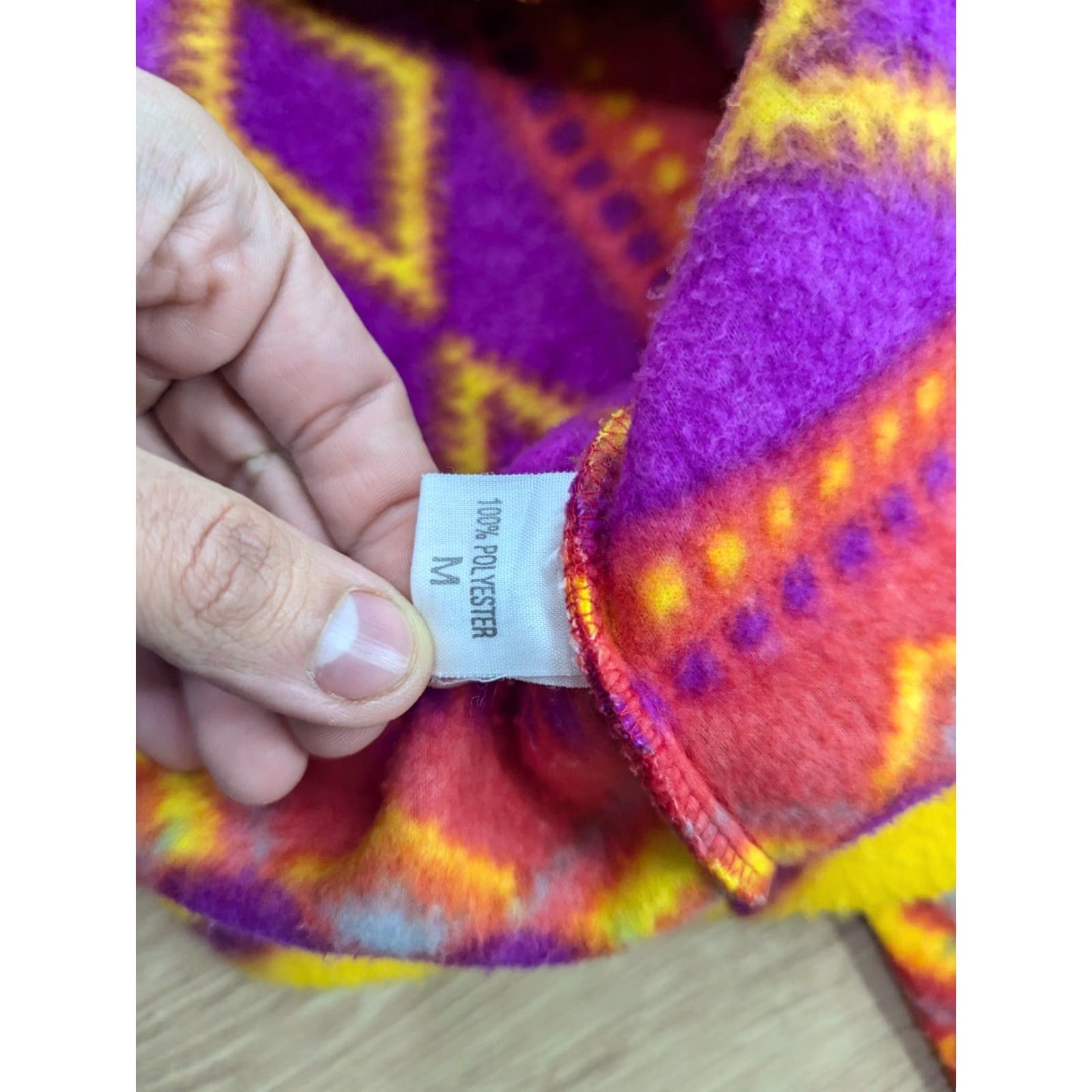 Salomon Vintage Salomon Equipe Fleece Jacket M Aztec Outdoor Geometric Size US M / EU 48-50 / 2 - 6 Thumbnail