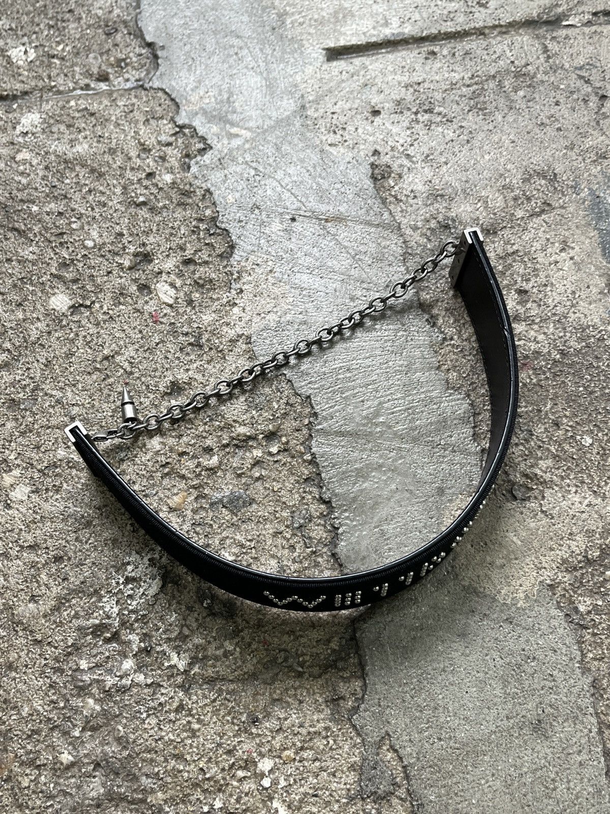 WE11DONE WE11DONE Studded Choker Necklace (unisex) Size ONE SIZE - 3 Thumbnail