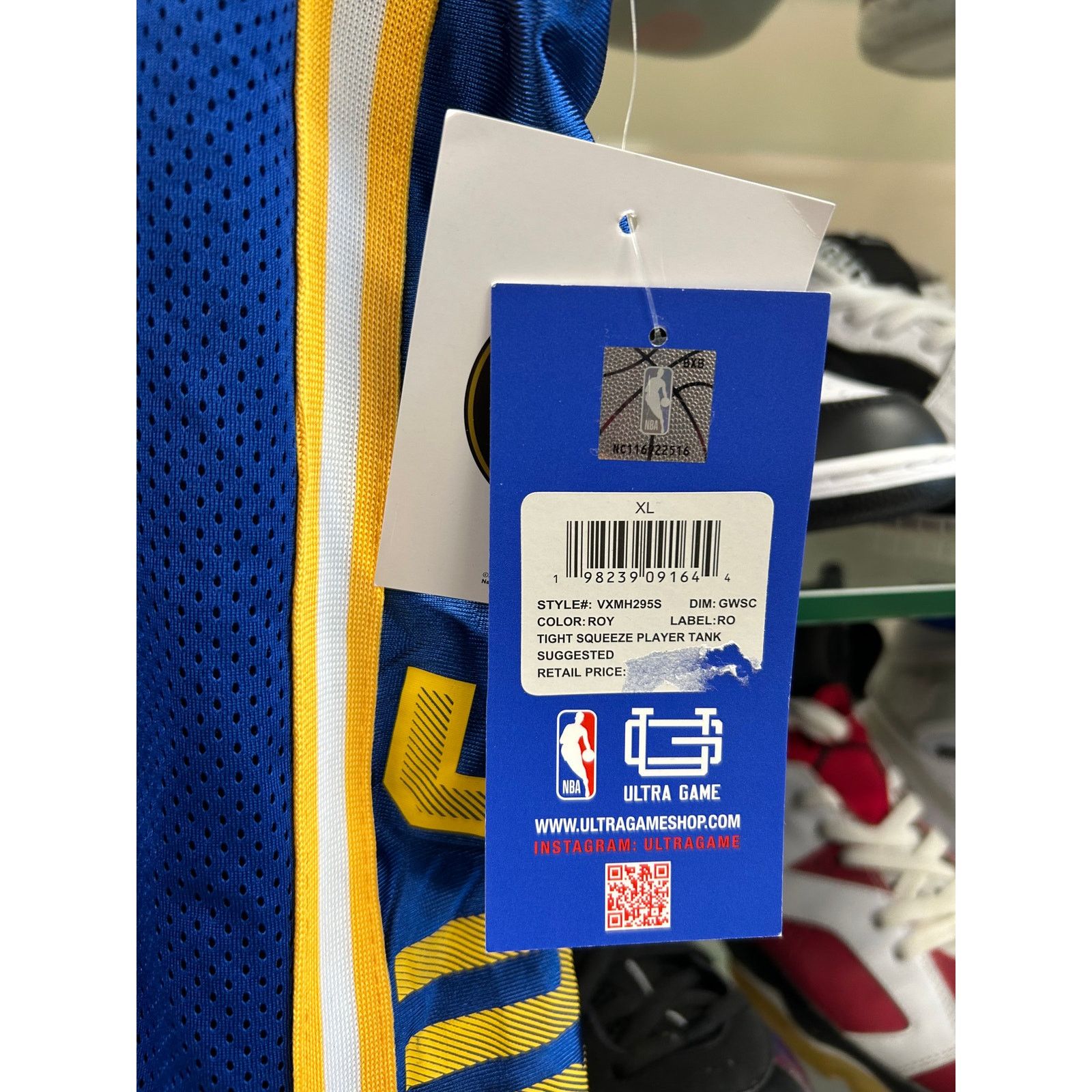 NBA Golden State Warriors Ultra Game Player Tank Curry #30 XL Size US XL / EU 56 / 4 - 5 Thumbnail