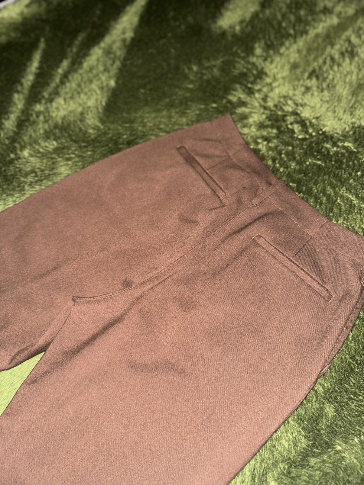 Beams Japan [S] Freak’s Store Poly viscose Slit Trousers Brown Size US 29 - 10 Thumbnail
