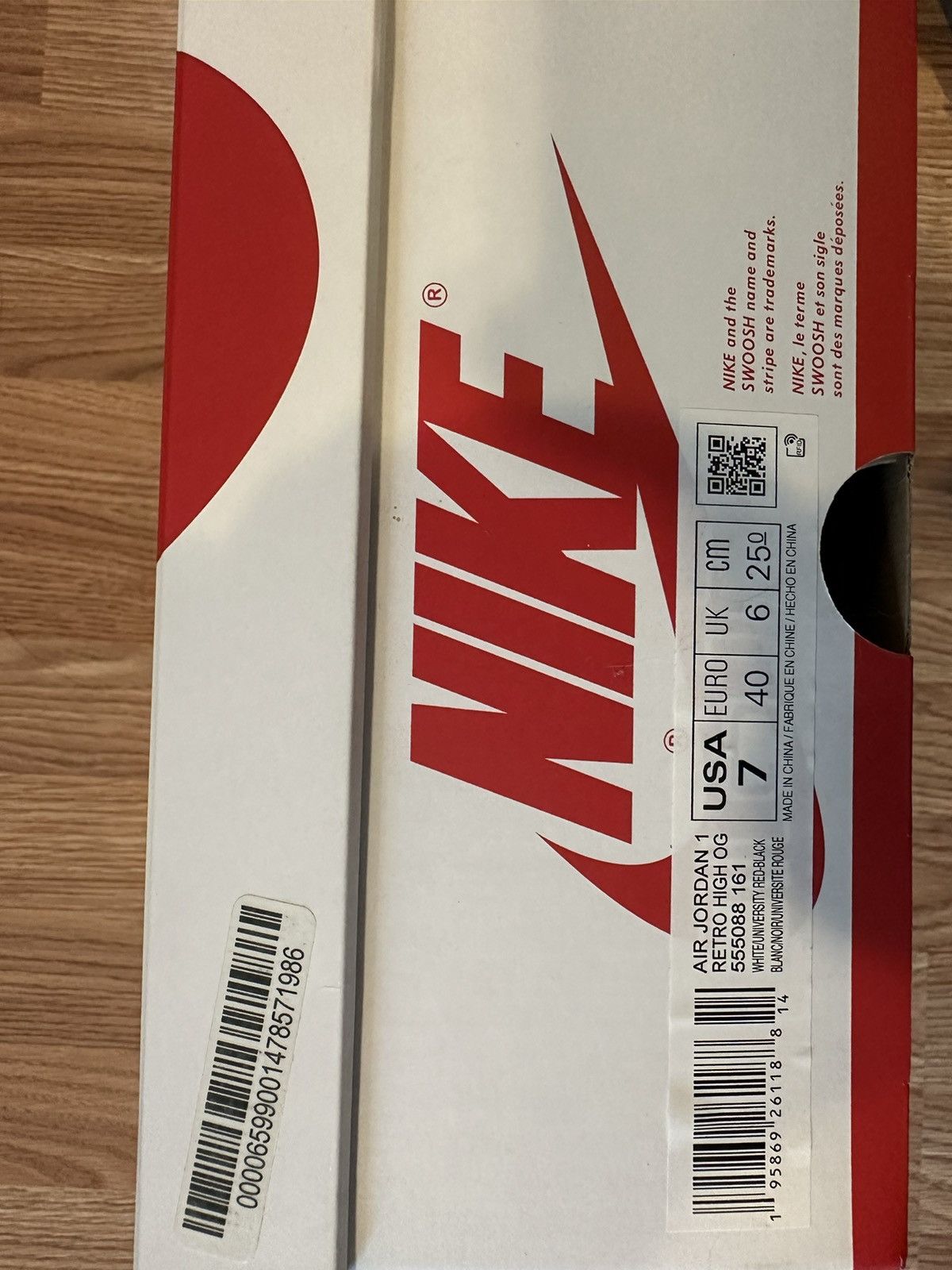 Jordan Brand Jordan 1 Retro High OG “Heritage” Size US 7 / EU 40 - 5 Thumbnail