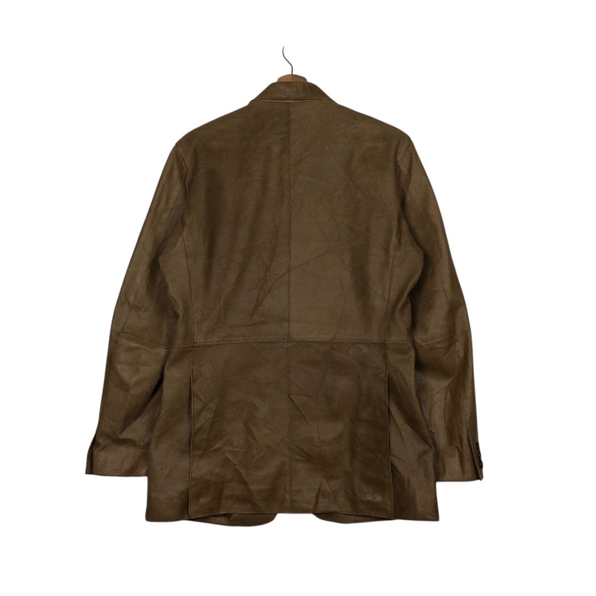 Japanese Brand 📌Vintage Chore Worker Leather Jacket Takeo Kikuchi Size US M / EU 48-50 / 2 - 9 Thumbnail