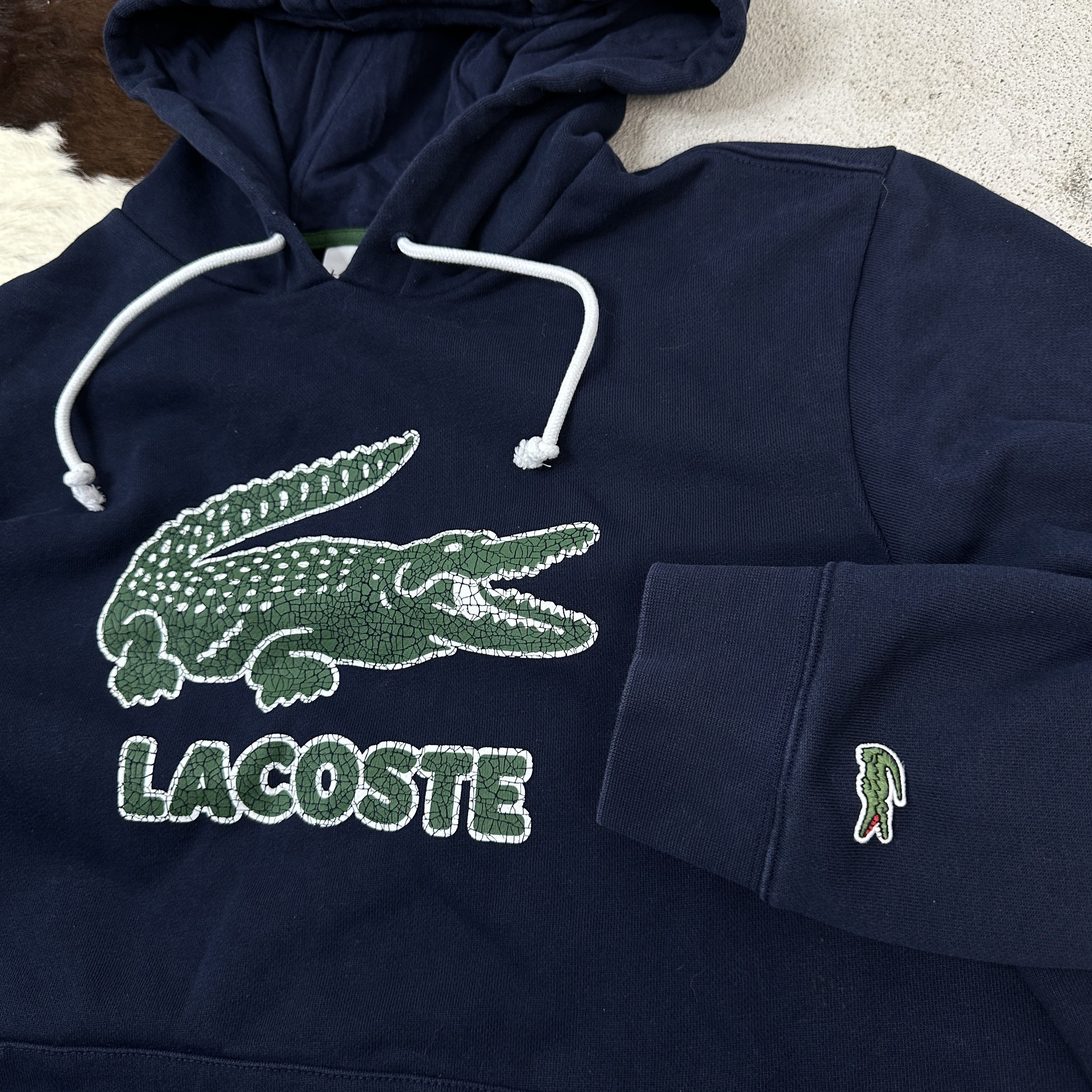 Lacoste × Vintage Vintage Streetwear Sportswear Y2K Lacoste Hoodie Size US M / EU 48-50 / 2 - 3 Thumbnail