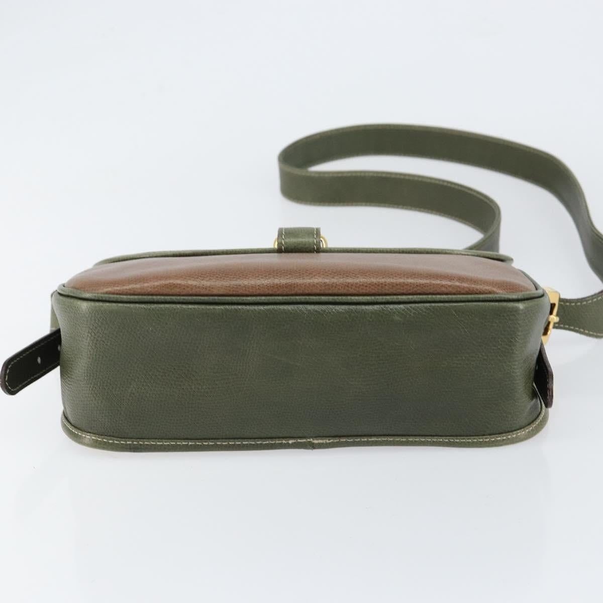Loewe Loewe Anagram Leather Shoulder Bag Gold Size ONE SIZE - 7 Thumbnail