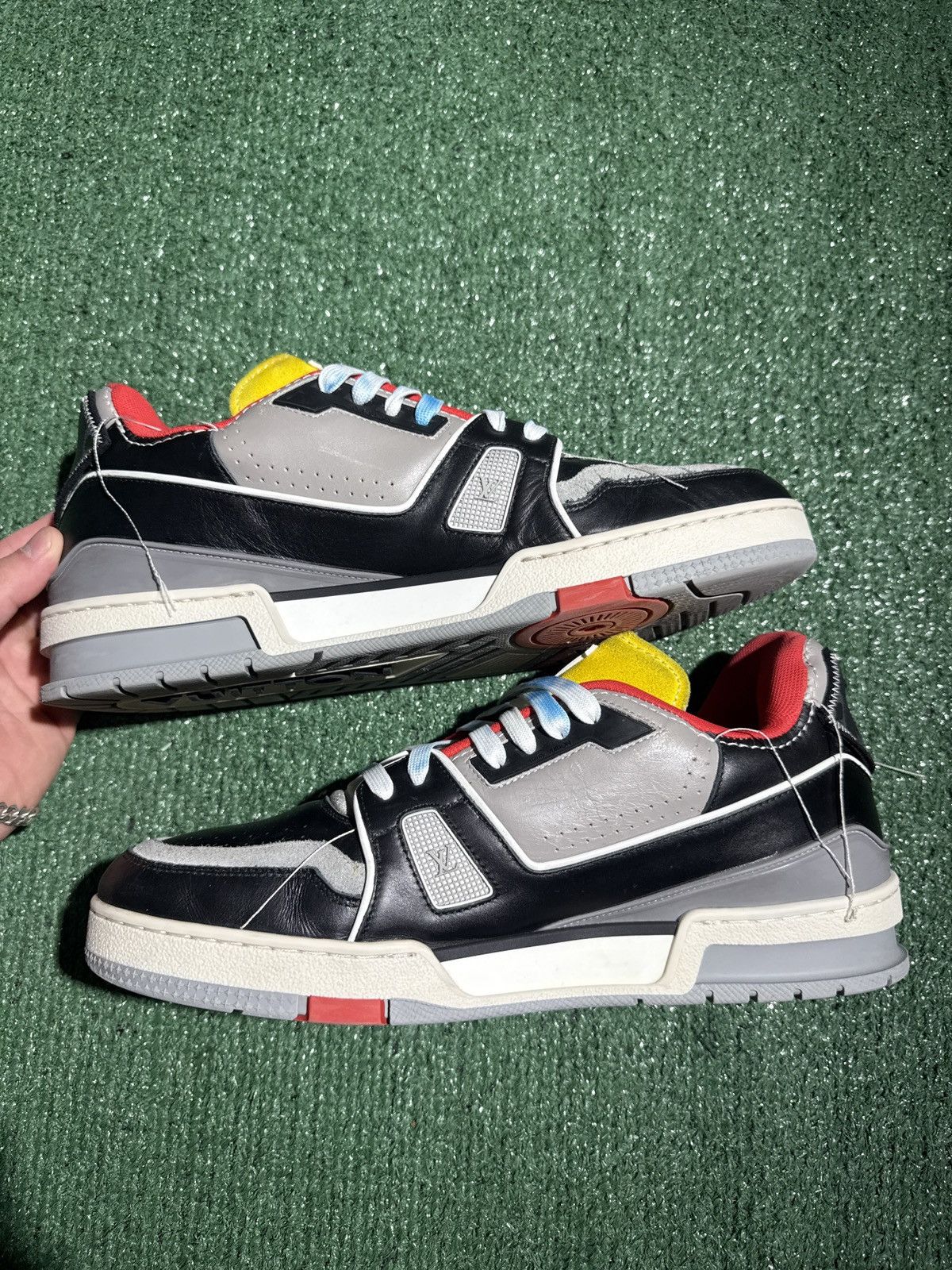 Louis Vuitton Louis vuitton trainer virgil abloh red yellow Size US 11 / EU 44 - 5 Thumbnail