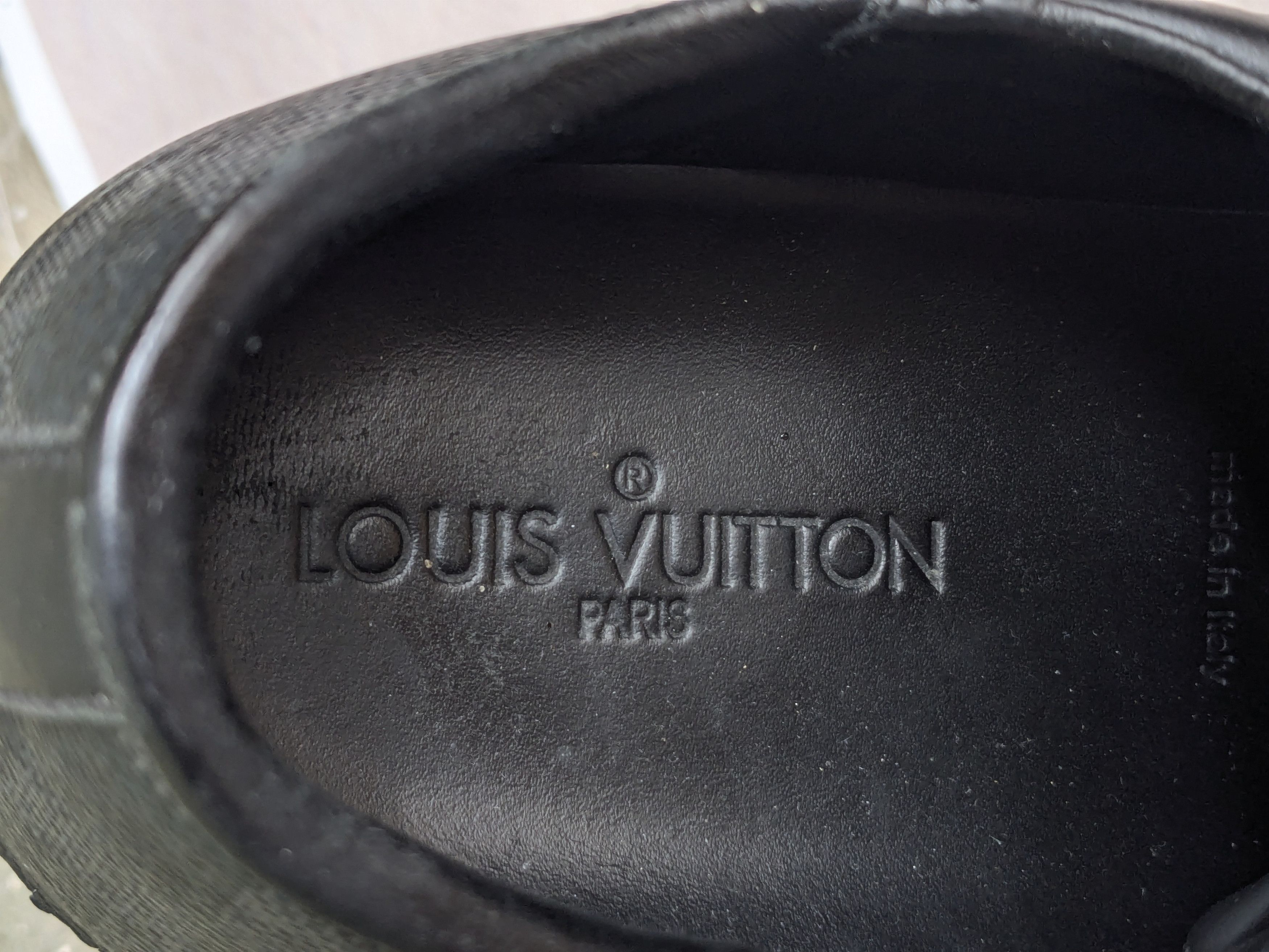 Louis Vuitton Louis Vuitton Damier Monogram Sneakers Black 10 Leather Low Size US 10 / EU 43 - 9 Thumbnail