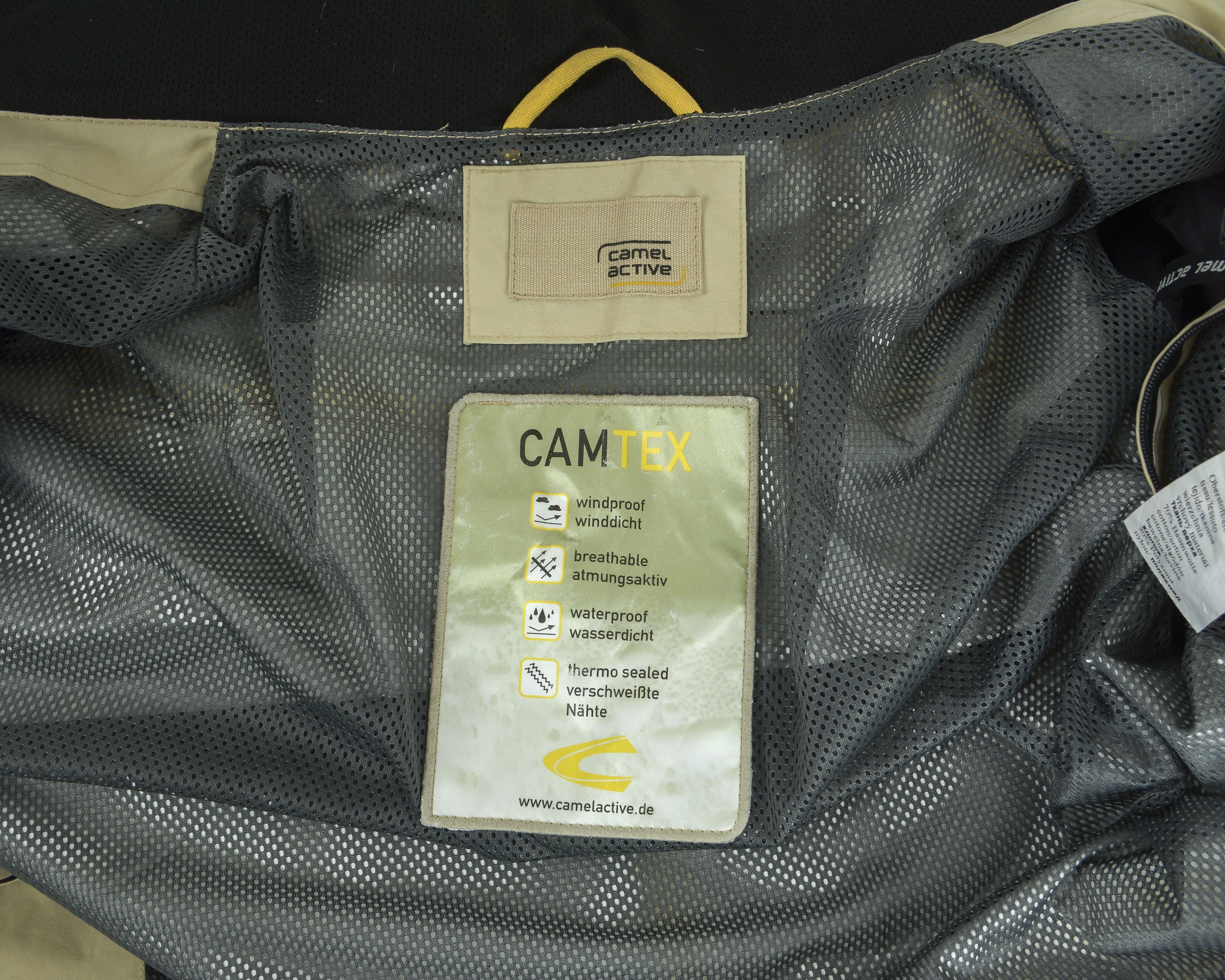 camel active Jacket Coat Windproof Breathable Thermo Sealed Rain Outdoor Size US S / EU 44-46 / 1 - 8 Thumbnail