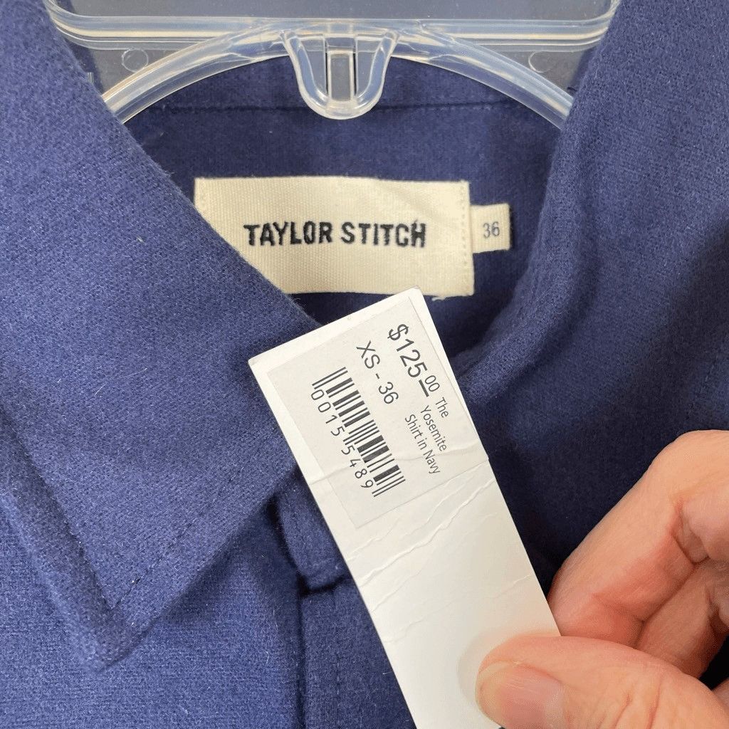 Taylor Stitch Taylor Stitch Yosemite Shirt Men’s XS Navy Blue HTF Size Size US XS / EU 42 / 0 - 5 Thumbnail