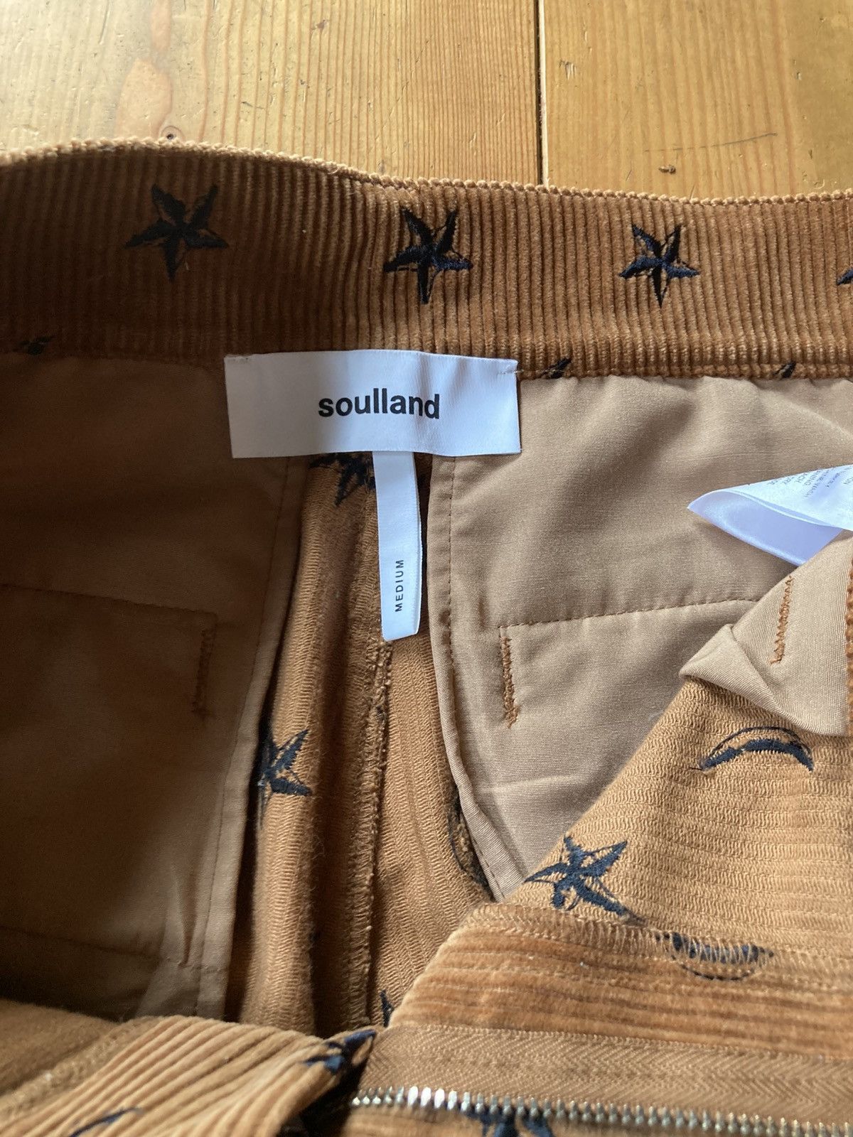 Soulland Embroidered Corduroy Pants Size US 32 / EU 48 - 5 Thumbnail