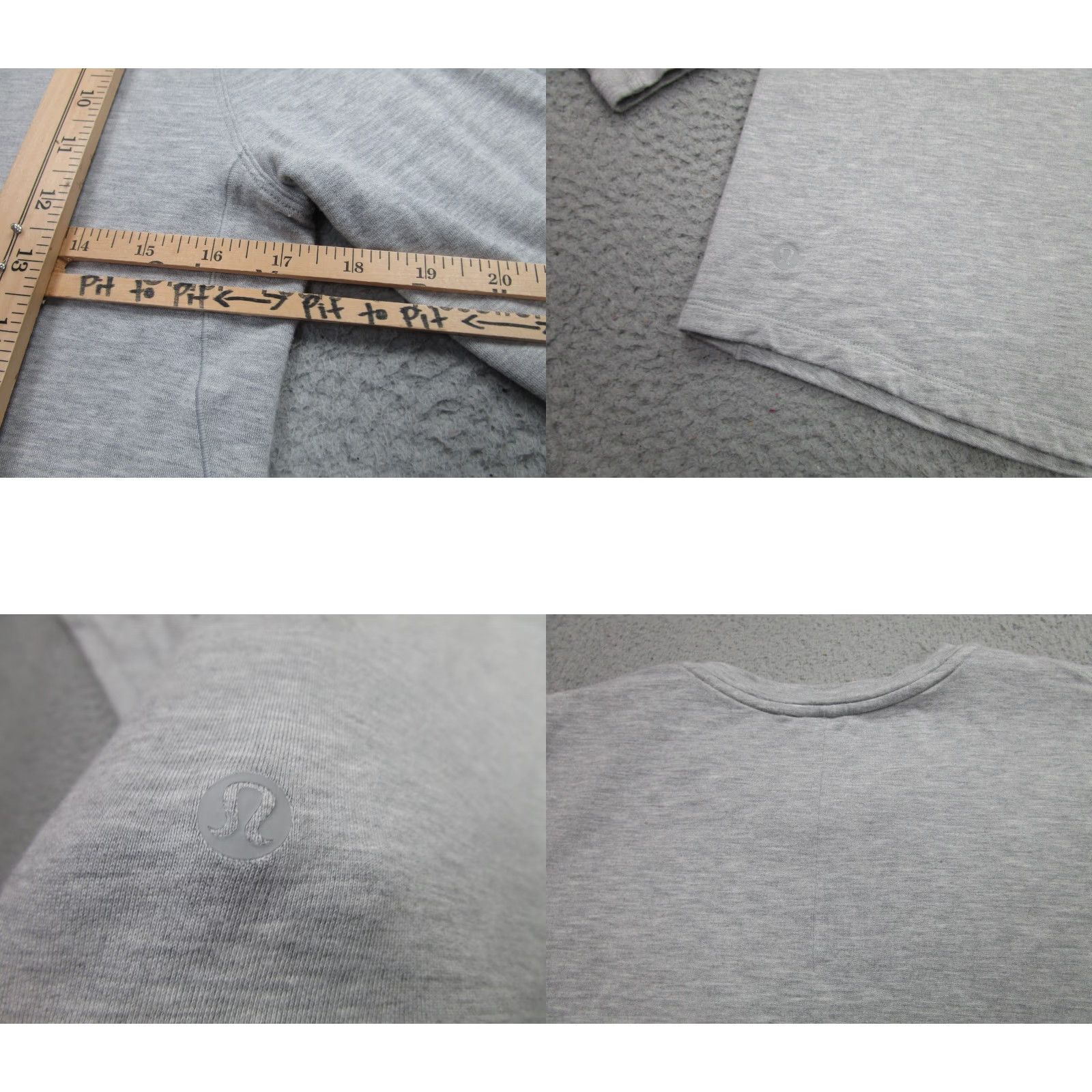 Lululemon Lululemon Shirt Womens M Gray Long Sleeve Crewneck Athletic Heather Training Size M / US 6-8 / IT 42-44 - 8 Thumbnail