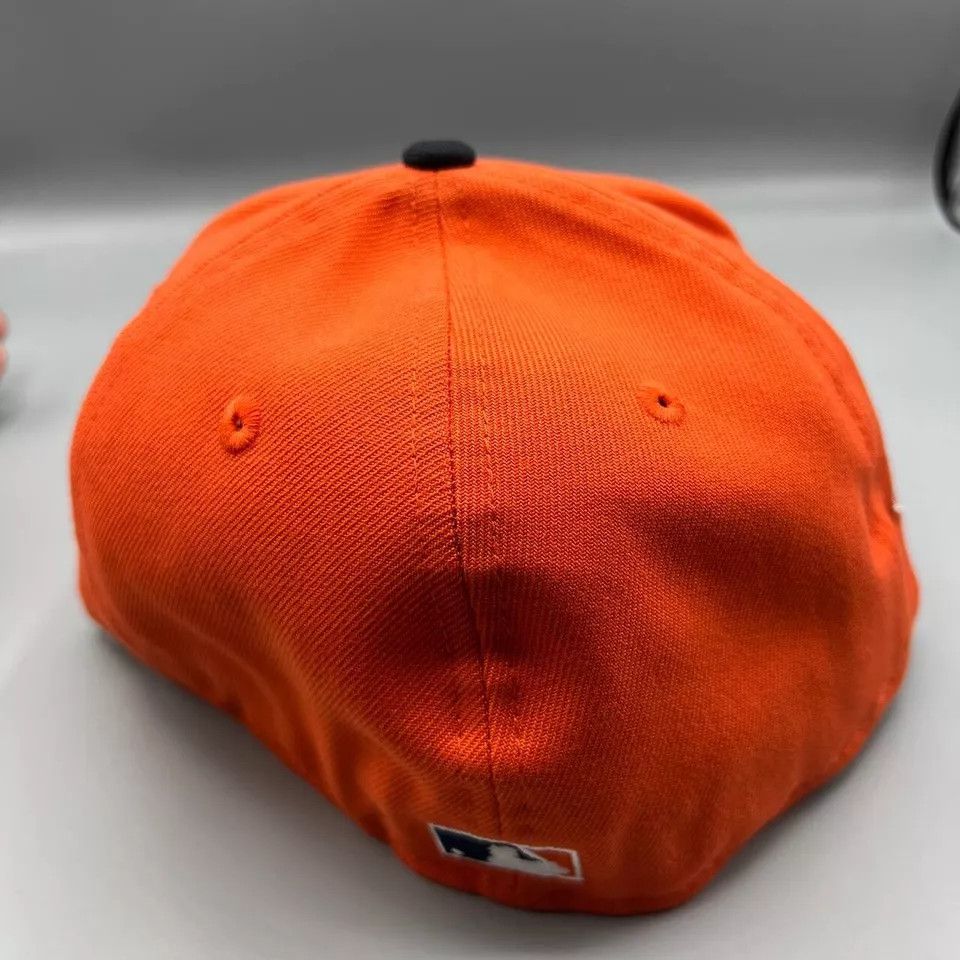 New Era Houston Astros Hat Men 7 3/8 59Fifty New Era Fitted Cap New Size ONE SIZE - 6 Thumbnail