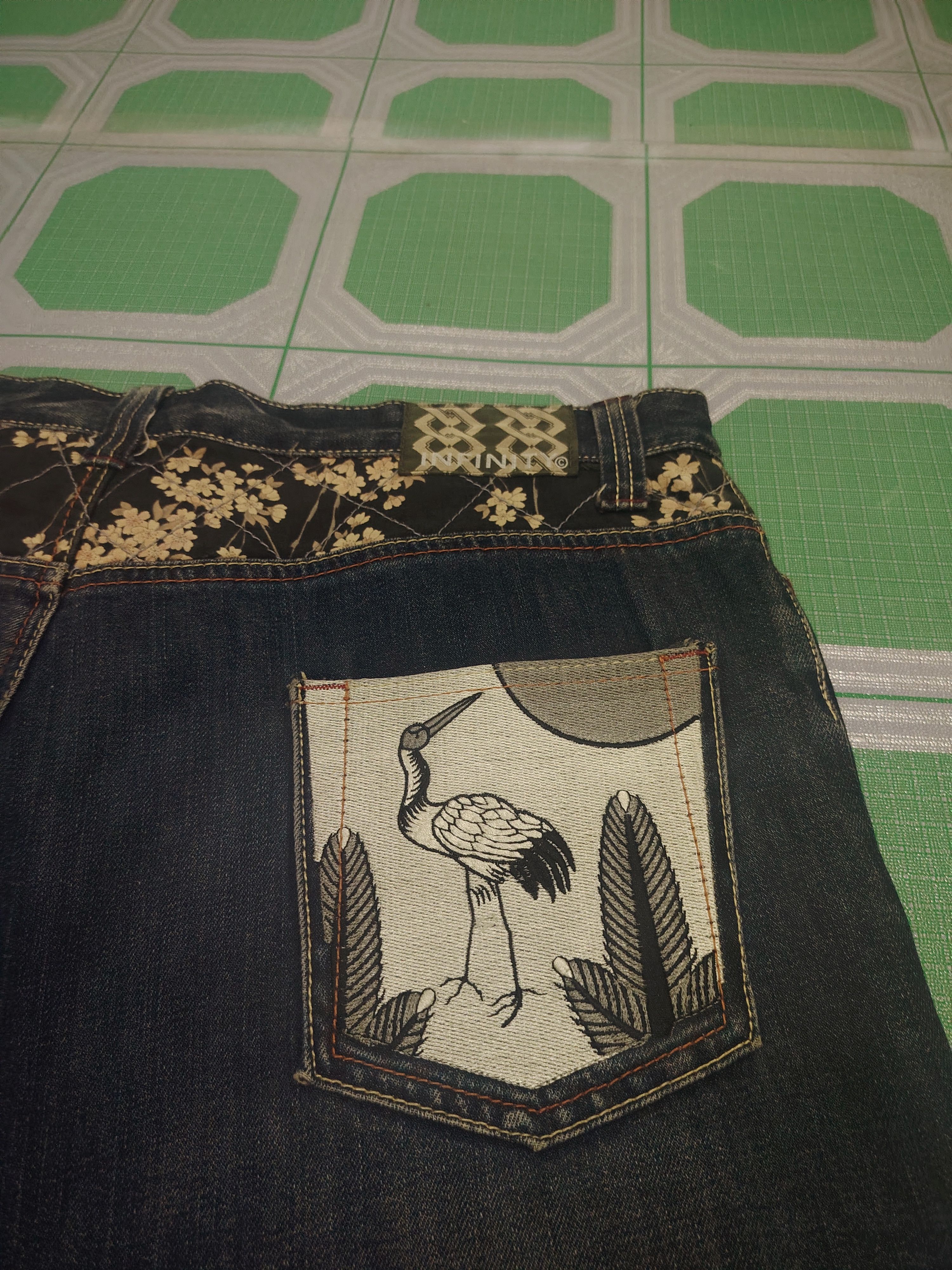 Karakuri Tamashii Rare Infinity Back Pocket Embroidered Karakuri style Size US 38 / EU 54 - 15 Thumbnail