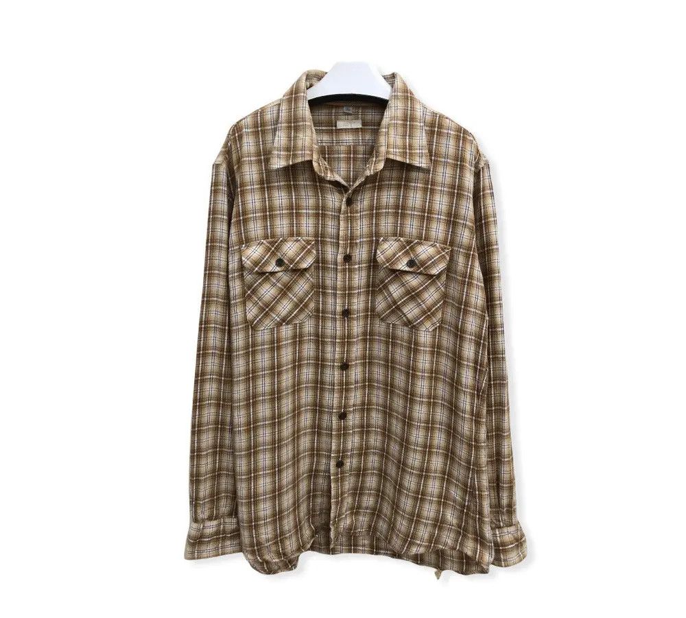 Flannel × Japanese Brand Japanese Brand Uniqlo Plaid Tartan Flannel Shirt 👕 Size US XL / EU 56 / 4 - 1 Thumbnail