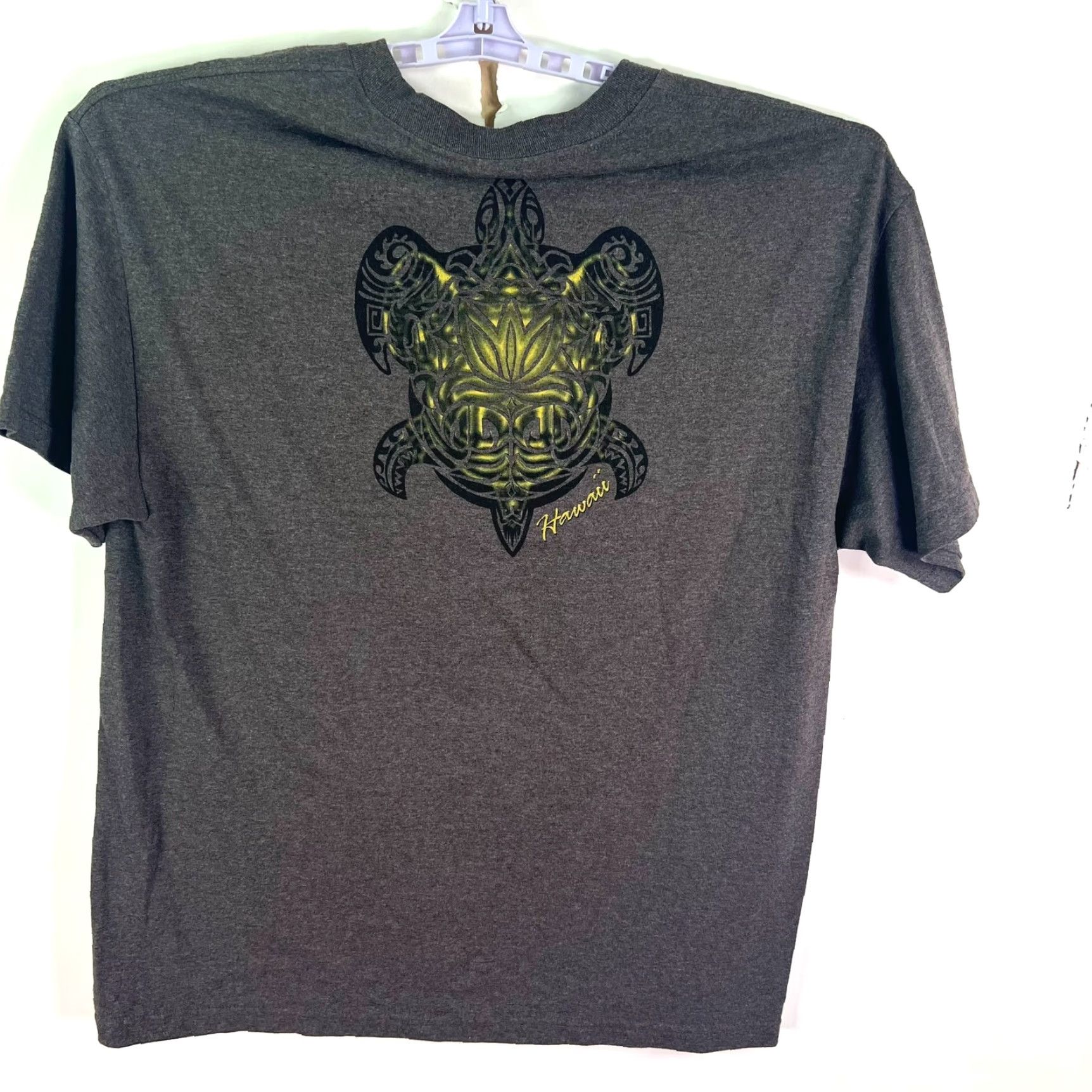 Vintage VINTAGE Alstyle T-Shirt Mens XL Heather Gray Hawaii Turtle T Shirt Crew Neck Short Sleeve Graphic Print Logo Friends 90s Decade Size US XL / EU 56 / 4 - 5 Thumbnail