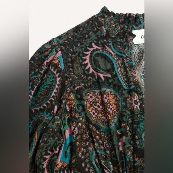 ba&sh 🎀 NEW ba&sh Zael panelled-waist paisley midi dress small Size S / US 4 / IT 40 - 13 Thumbnail