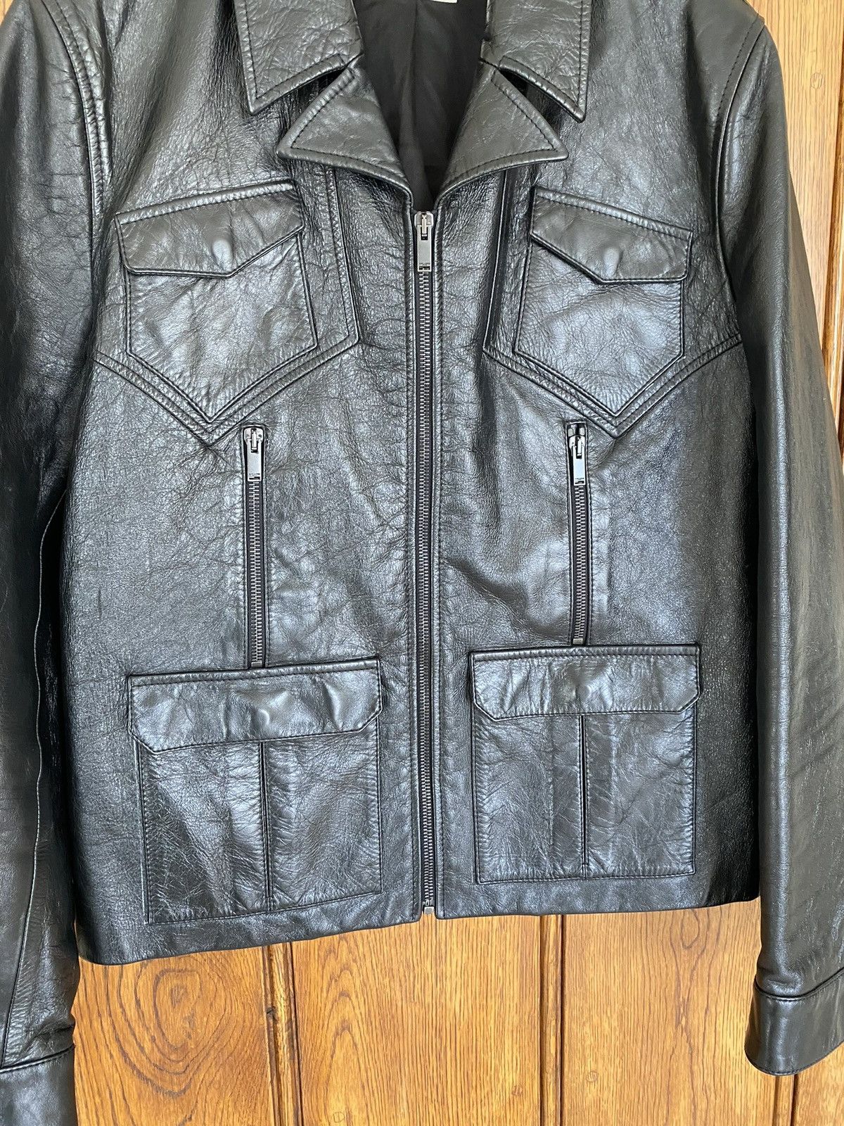 Saint Laurent Paris Saint Laurent Lenny Kravitz leather jacket iconic grail 50 Size US M / EU 48-50 / 2 - 10 Thumbnail