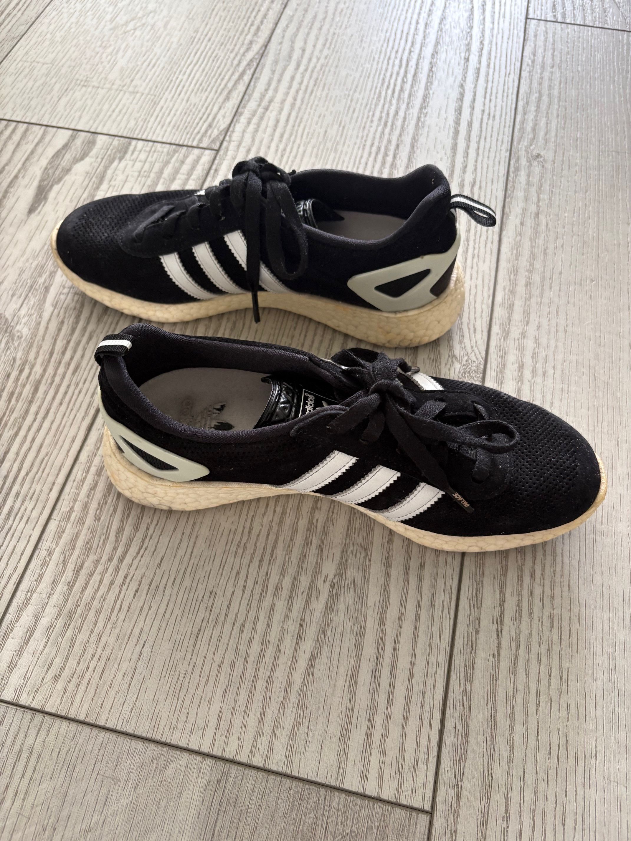 Adidas adidas Palace Pro Boost Core Black White Gold Size US 5.5 / EU 38 - 7 Thumbnail
