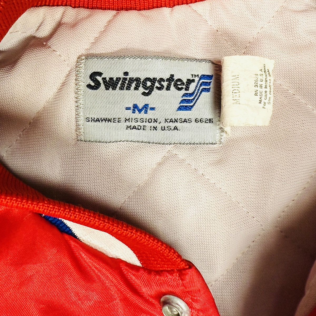 Swingster Vintage 80s 90s Washington BULLETS Varsity Jacket - NBA Size US M / EU 48-50 / 2 - 5 Thumbnail