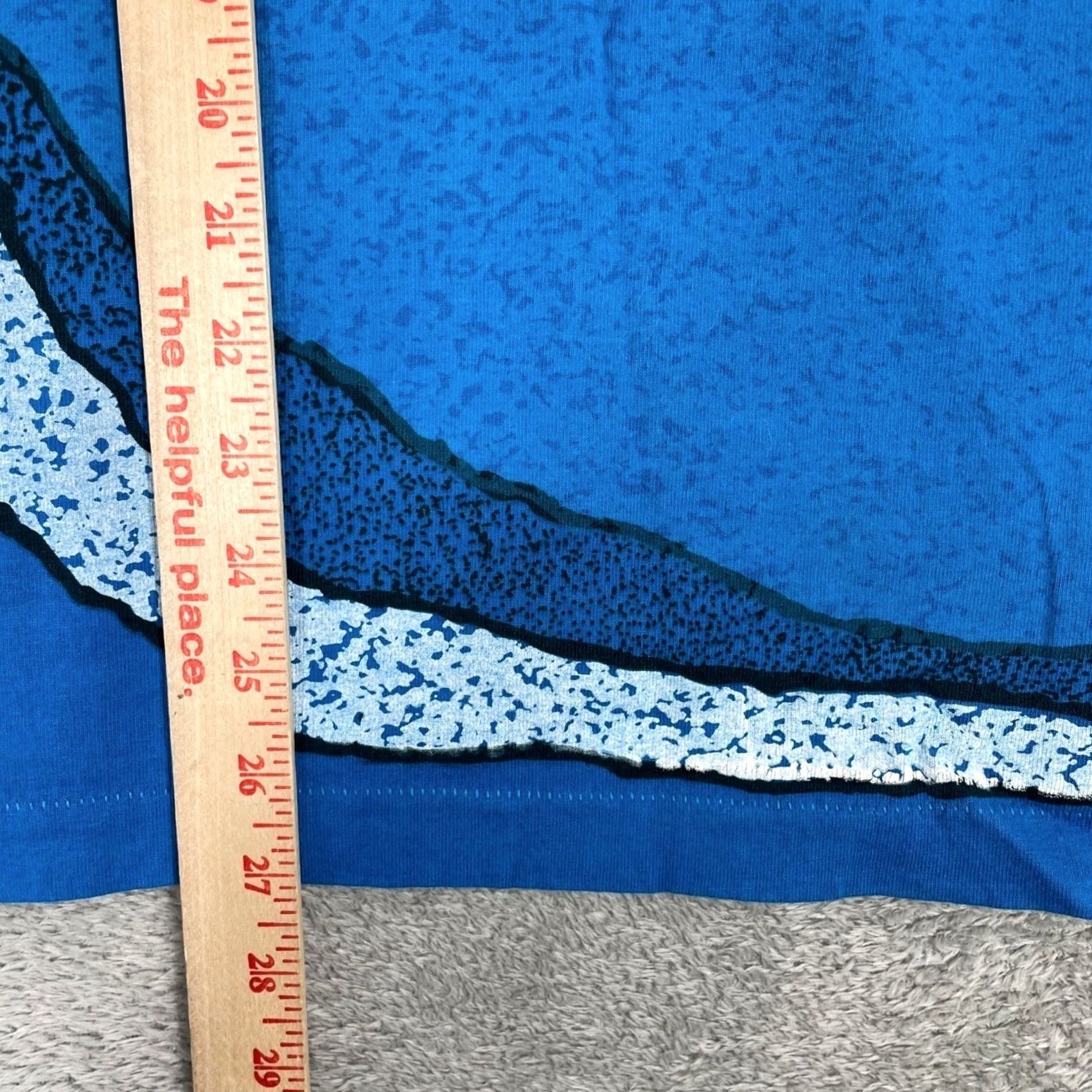 Vintage VINTAGE Mens Large Blue Graphic Skater T Shirt 90s Athletic Supply Gear Size US L / EU 52-54 / 3 - 7 Thumbnail