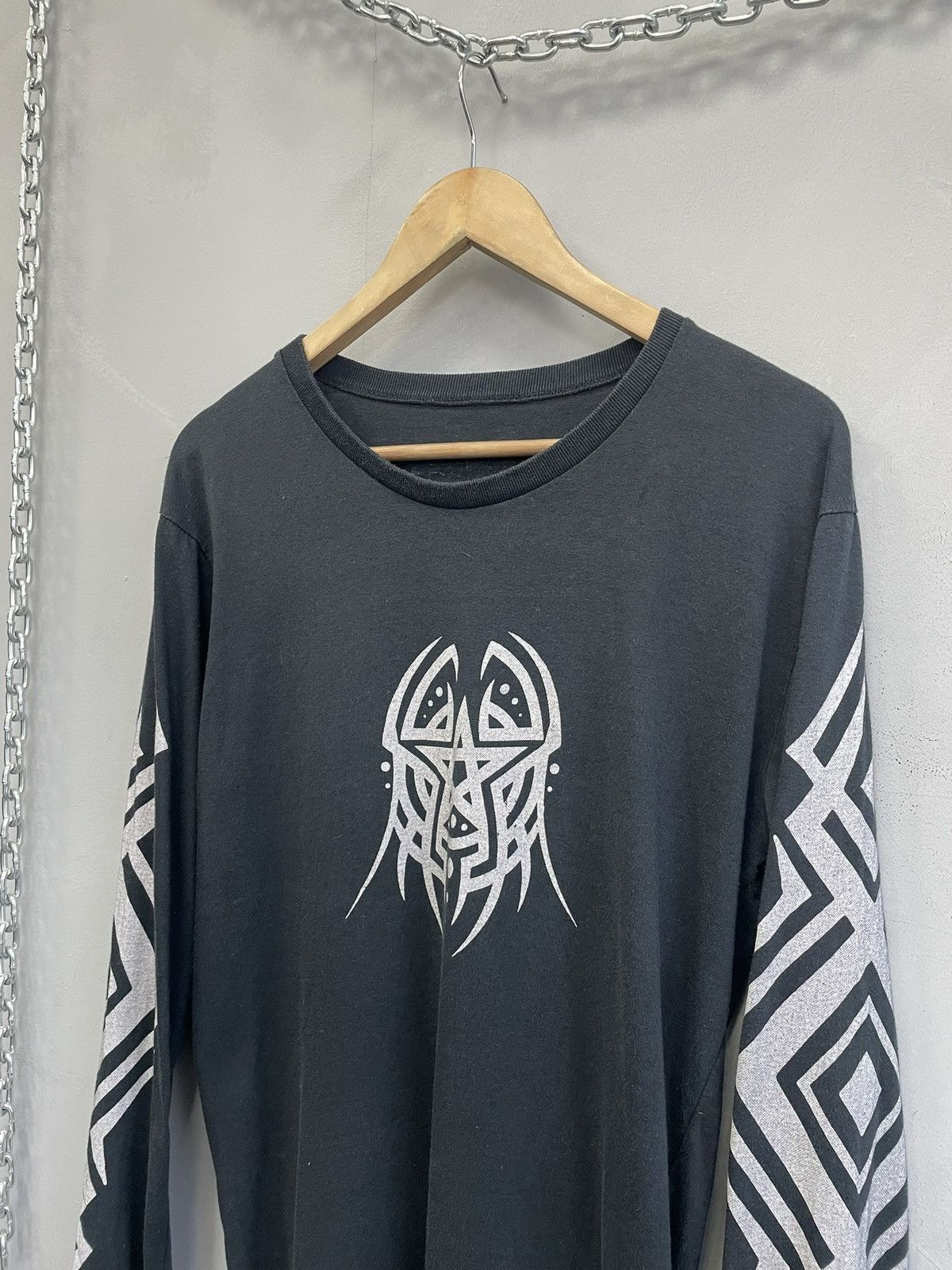 Hysteric Glamour Tribal graphic long sleeve black goth Y2K hysteric glamour Size US M / EU 48-50 / 2 - 2 Thumbnail