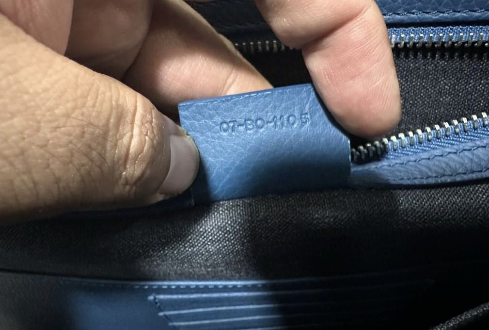 Dior Authentic Dior Homme Clutch Document Blue Size ONE SIZE - 13 Thumbnail