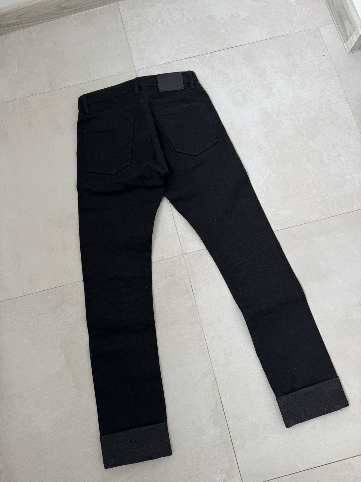 Rogue Territory RGT Rogue Territory Selvedge Black Jeans Skinny Japan Menpu Size US 27 - 5 Thumbnail
