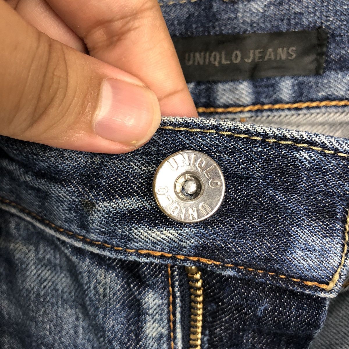 Uniqlo Uniqlo vintage Jeans faded Blue Denim Pants #7578 Size US 32 / EU 48 - 13 Thumbnail