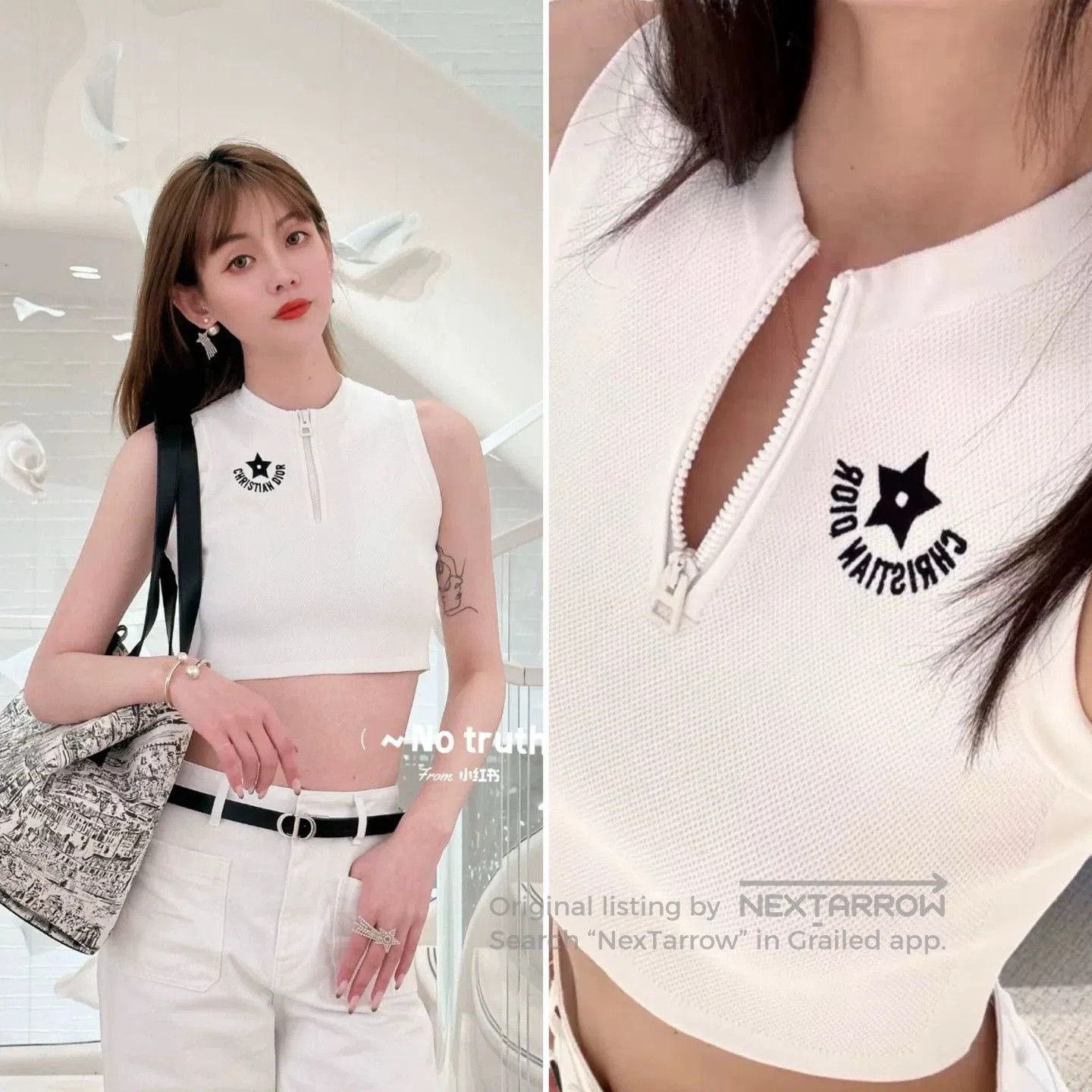 Dior Dior Dioriviera Star Logo Half-Zip Vest. Size S / US 4 / IT 40 - 9 Thumbnail