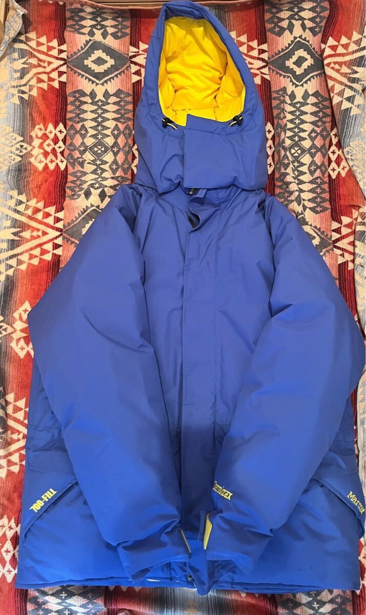 Marmot Marmot × the Apartment / MAMMOTH PARKA / BLUE × YELLOW XXL Size US XXL / EU 58 / 5 - 7 Thumbnail
