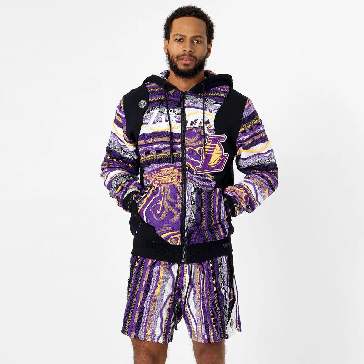 Coogi Lakers COOGI X NBA X Protege - Lakers Full Zip Hoody Size US M / EU 48-50 / 2 - 5 Thumbnail
