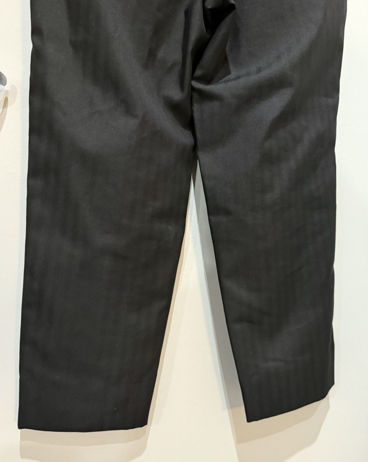 Comme des Garcons Homme Deux COMME DES GARÇONS HOMME DEUX Black Herringbone Trousers NEW Size US 32 / EU 48 - 6 Thumbnail