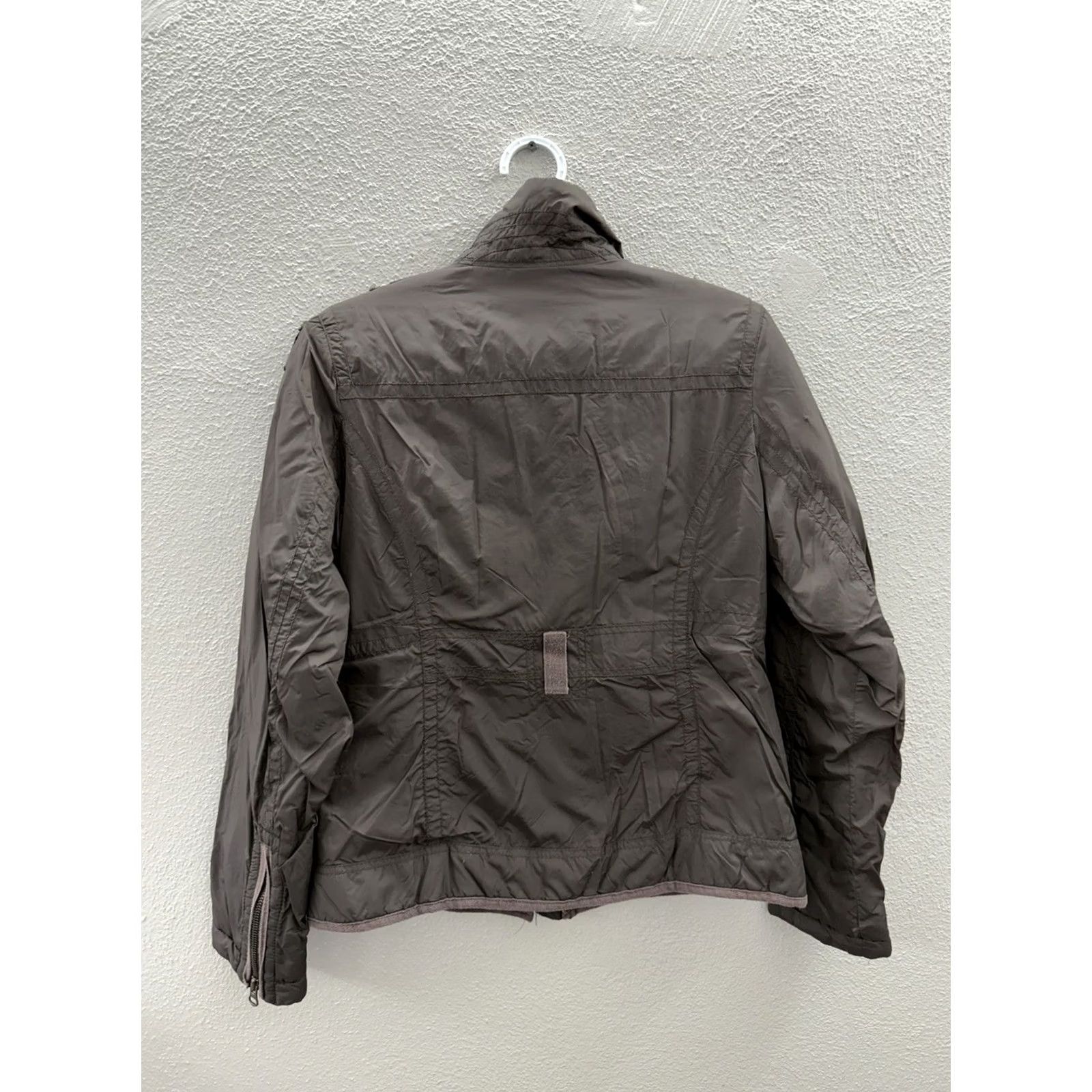 American Eagle Outfitters Y2K Jacket Medium Brown Zip Up Womens American Eagle Size M / US 6-8 / IT 42-44 - 7 Thumbnail