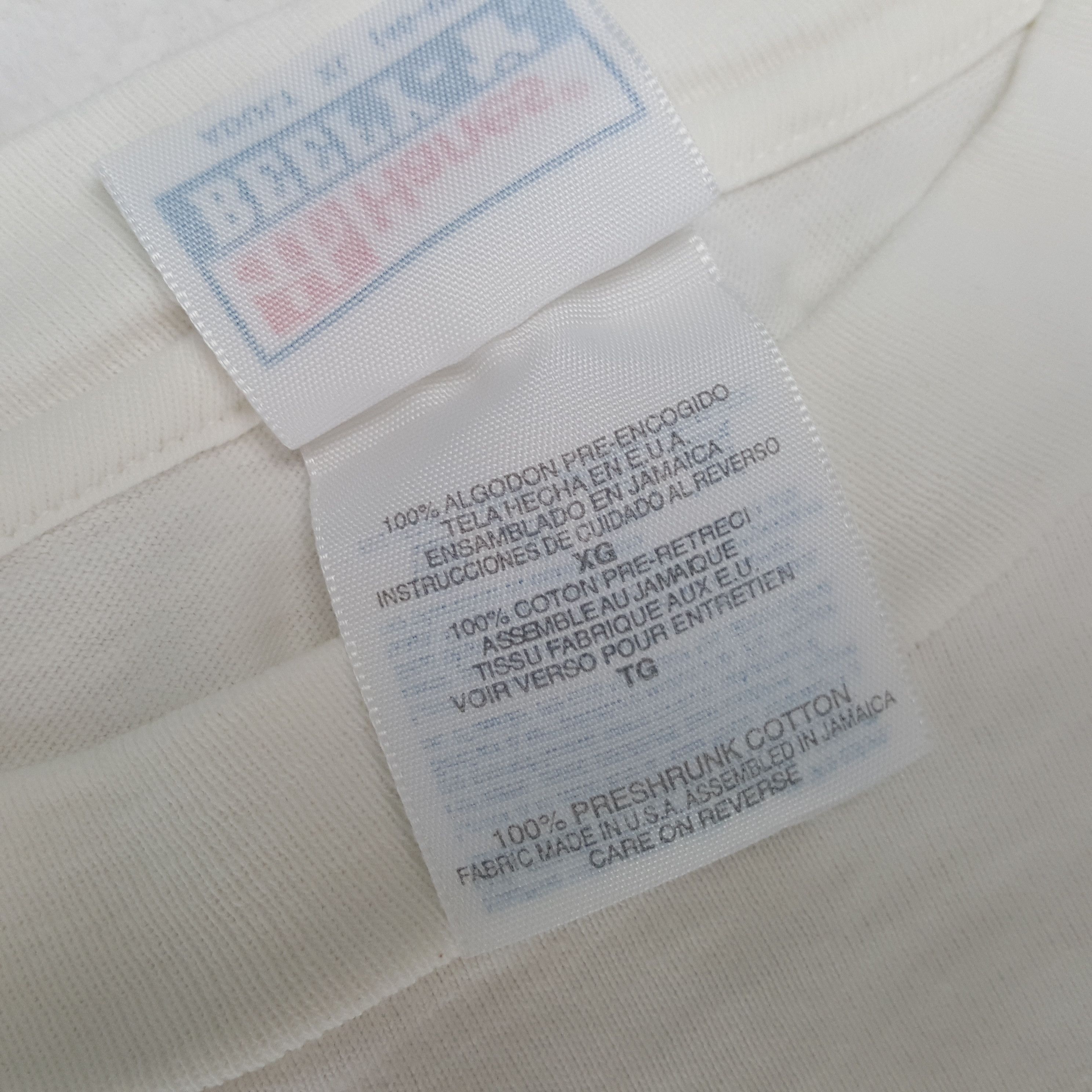 Hanes TINTIN AMERICAN Cartoon Vintage Tshirt C285N29 Size US XL / EU 56 / 4 - 5 Thumbnail