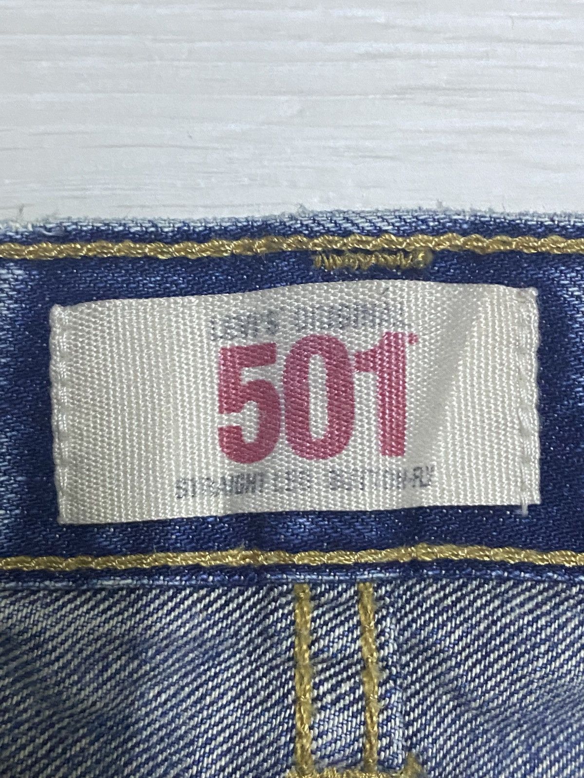 Levi's Vintagw Levis 501 Whisker ButtonFly Distressed Loose Jeans Size US 32 / EU 48 - 18 Thumbnail