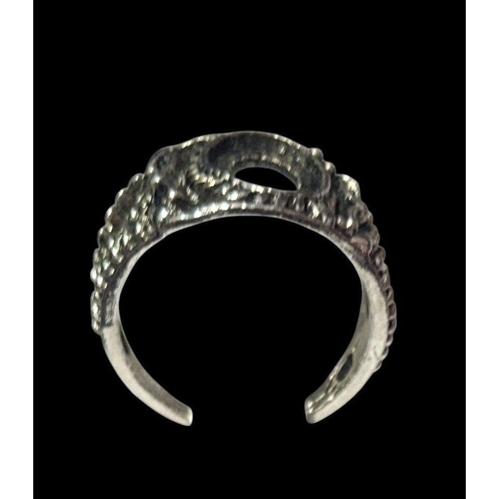 Other Floral Filigree Silver Tone Ring Setting Size 7 3/4 Size ONE SIZE - 7 Thumbnail