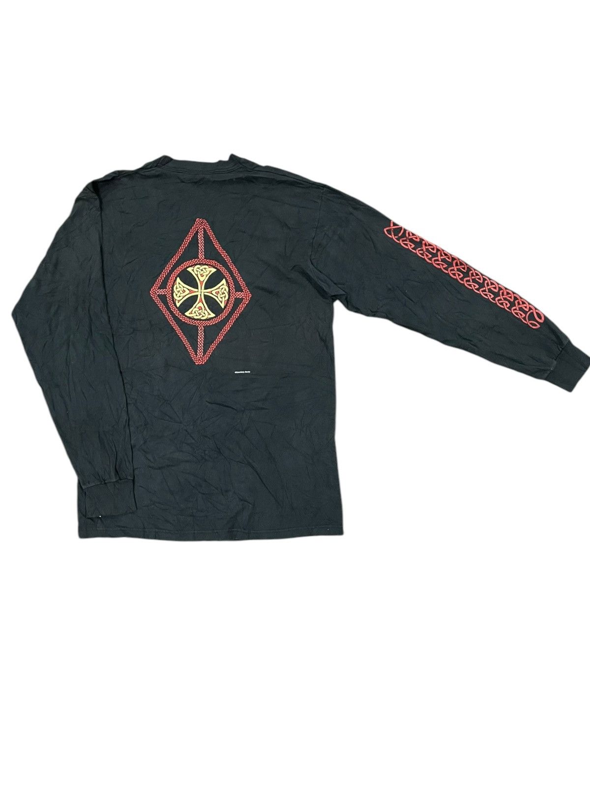 Vintage VTG '90 Courtney Davis Sacred Hearts Celtic Cross Shirts Size US L / EU 52-54 / 3 - 5 Thumbnail