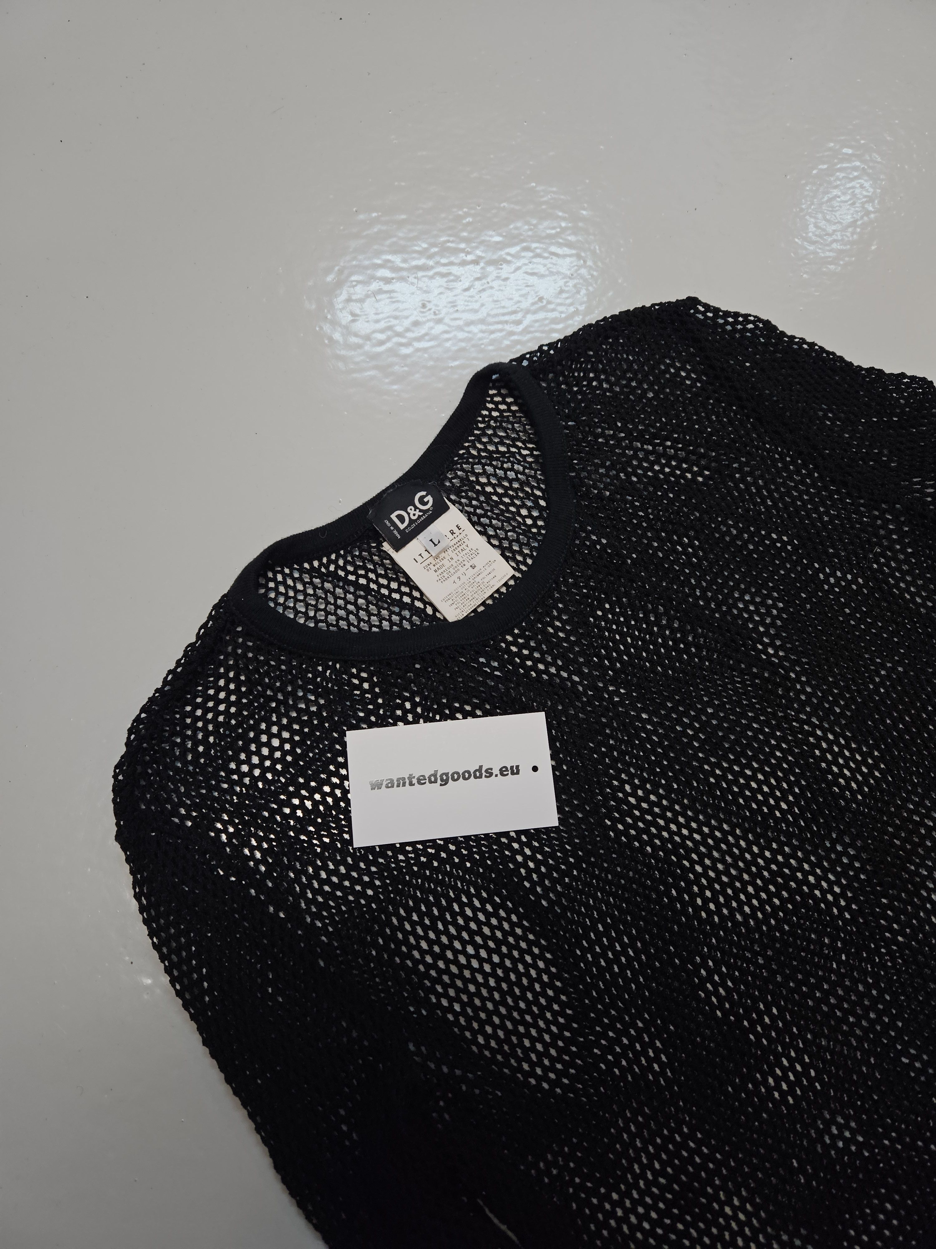 Dolce & Gabbana Archive y2k Dolce Gabbana mesh top Size US L / EU 52-54 / 3 - 12 Thumbnail