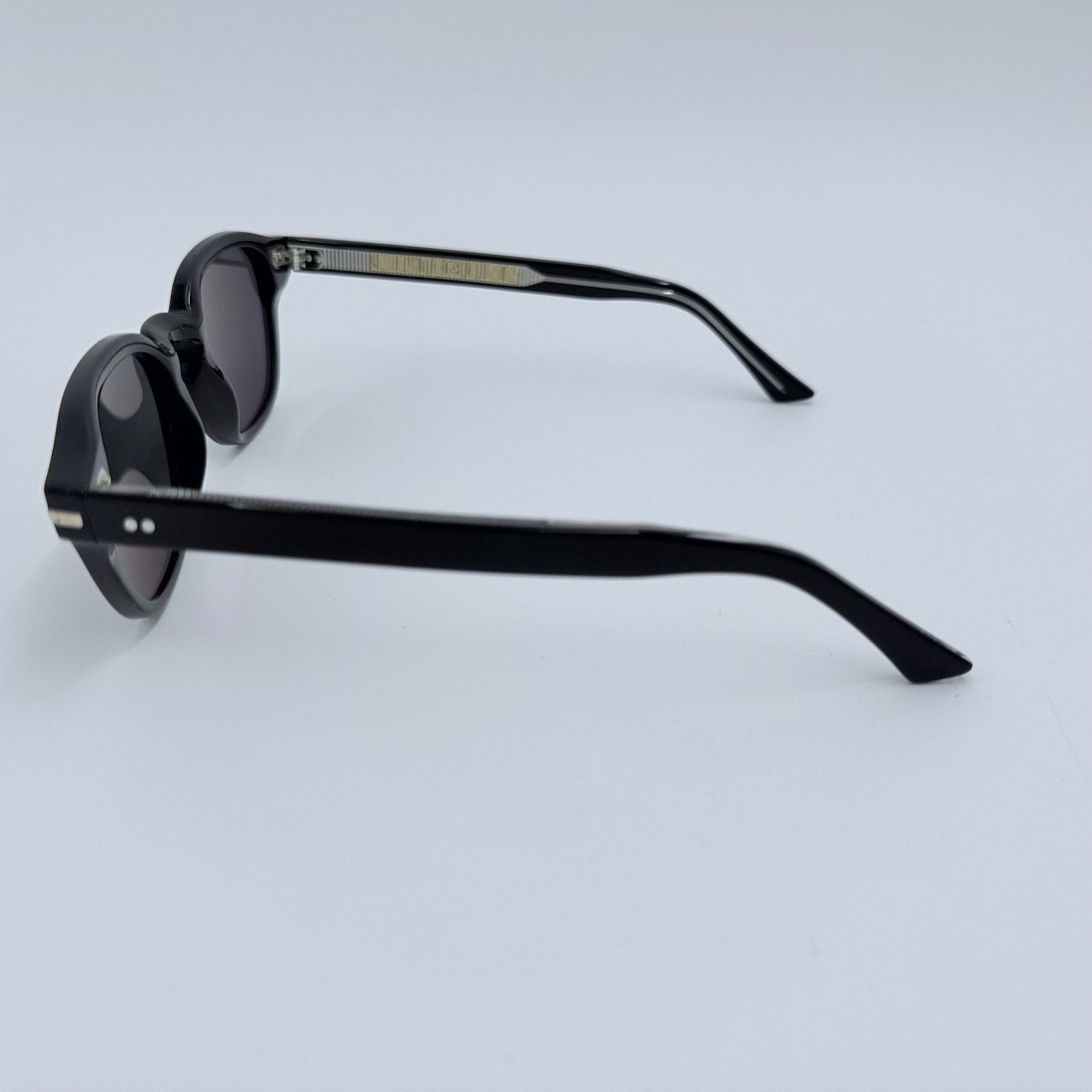 Cutler and Gross NEW Cutler and Gross 1356S 005 Black Crystal Grey Lens Size ONE SIZE - 3 Thumbnail