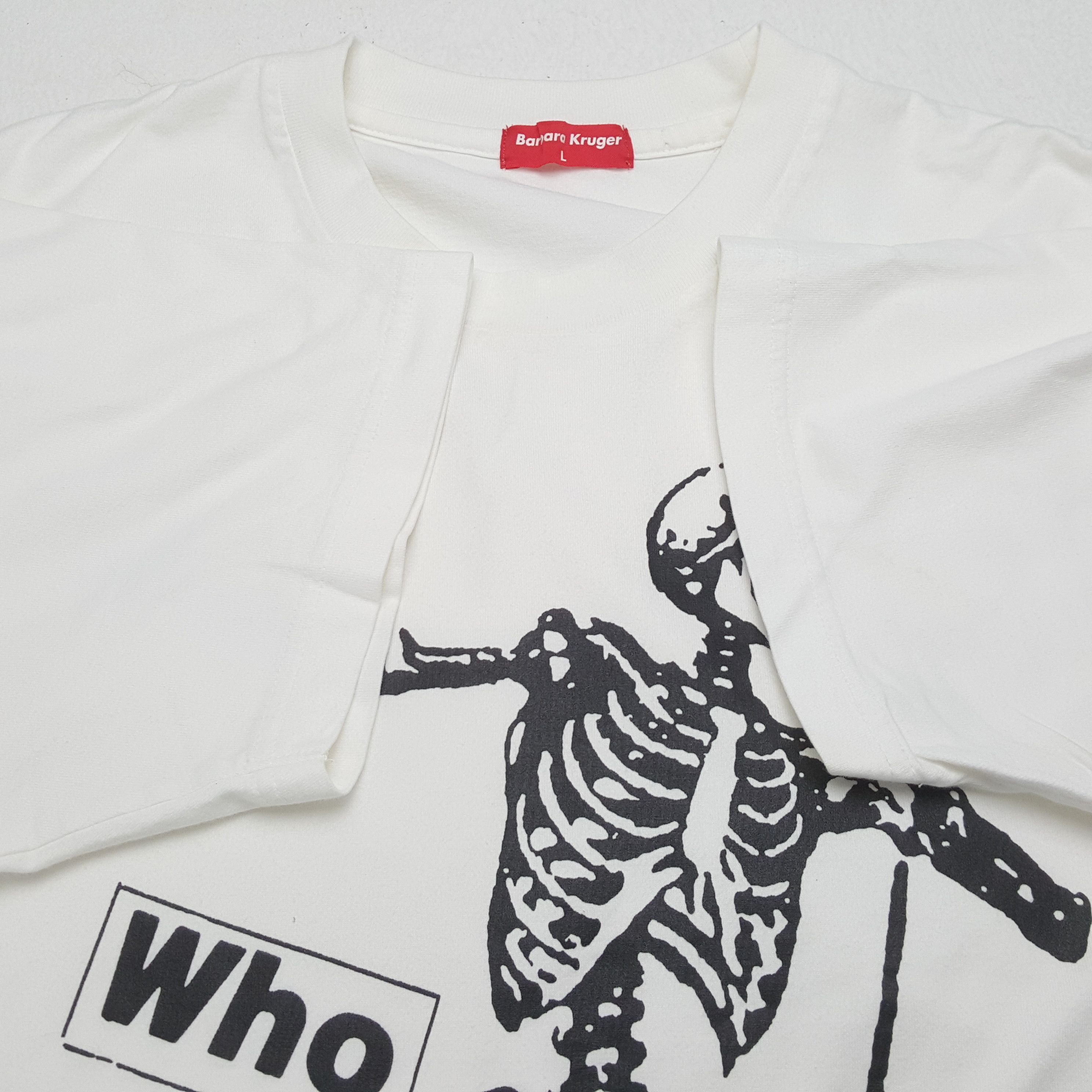 Barbara Kruger × Uniqlo × Vintage Vintage BARBARA KRUGER American Artist Art Design T-Shirts Size US L / EU 52-54 / 3 - 6 Thumbnail