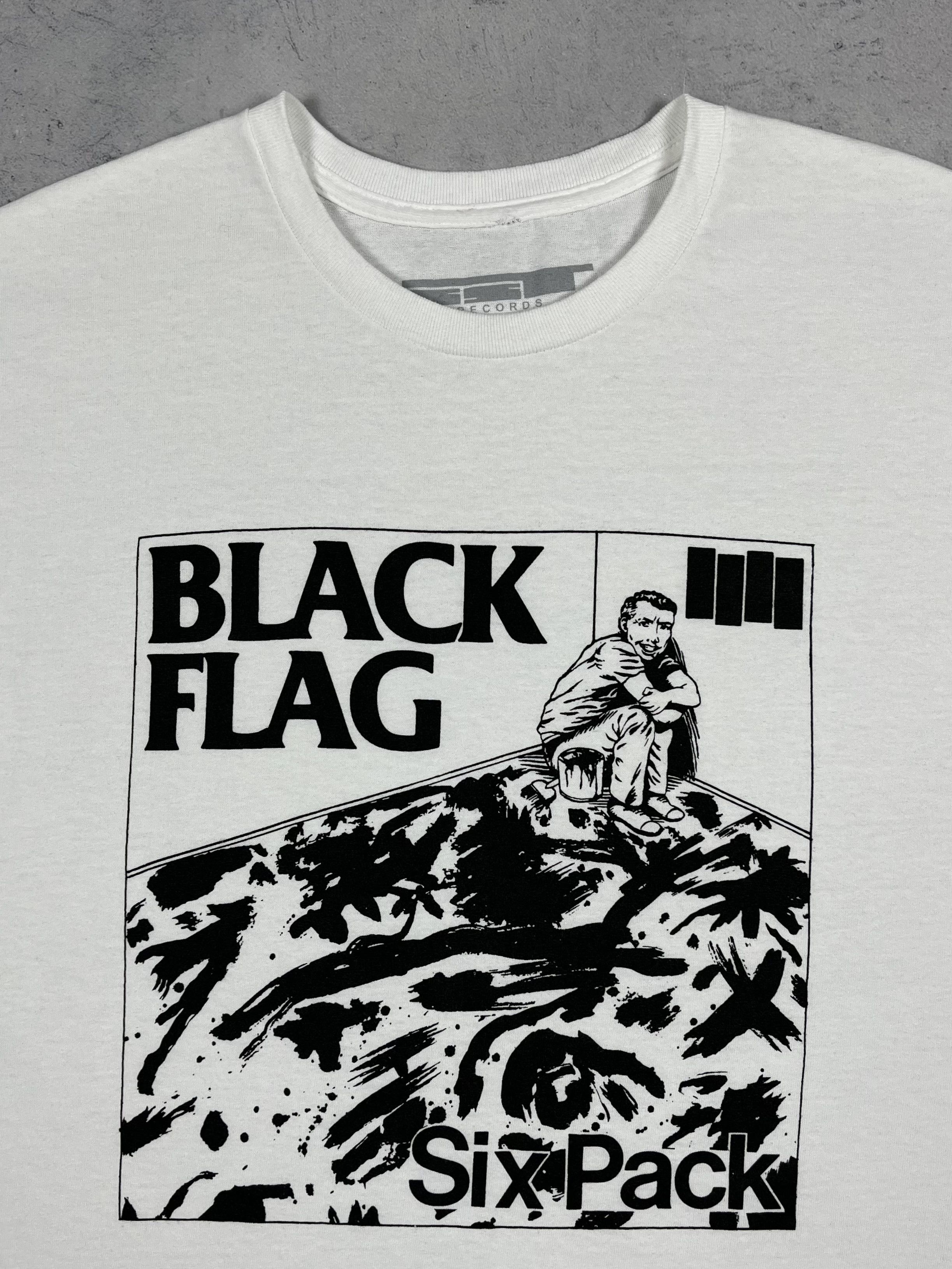 Band Tees Black Flag Six Pack Punk Rock Band T Shirt Size US XL / EU 56 / 4 - 5 Thumbnail