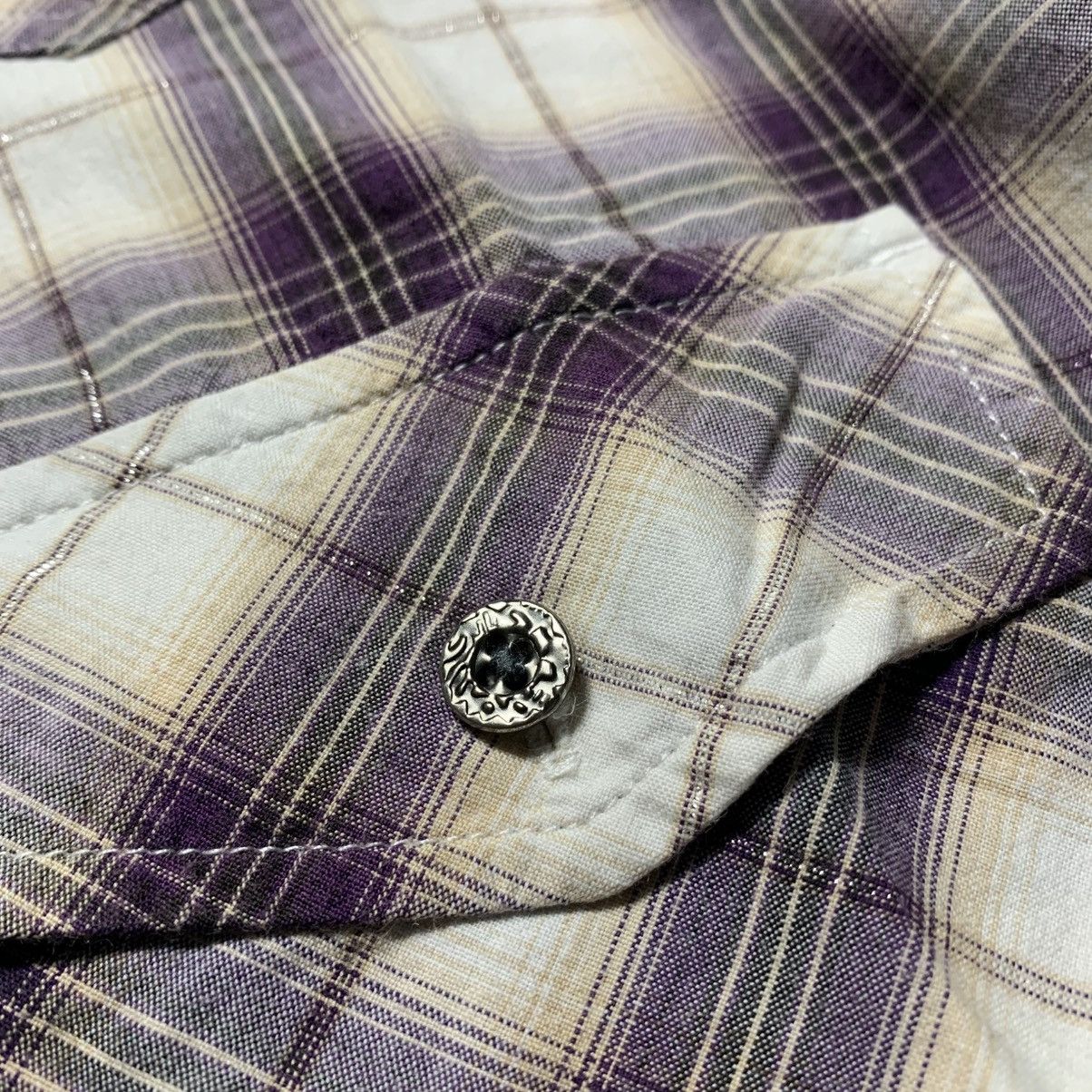 Japanese Brand In The Attic Multi Plaid Shirt Poem Crown On Back Size US L / EU 52-54 / 3 - 9 Thumbnail