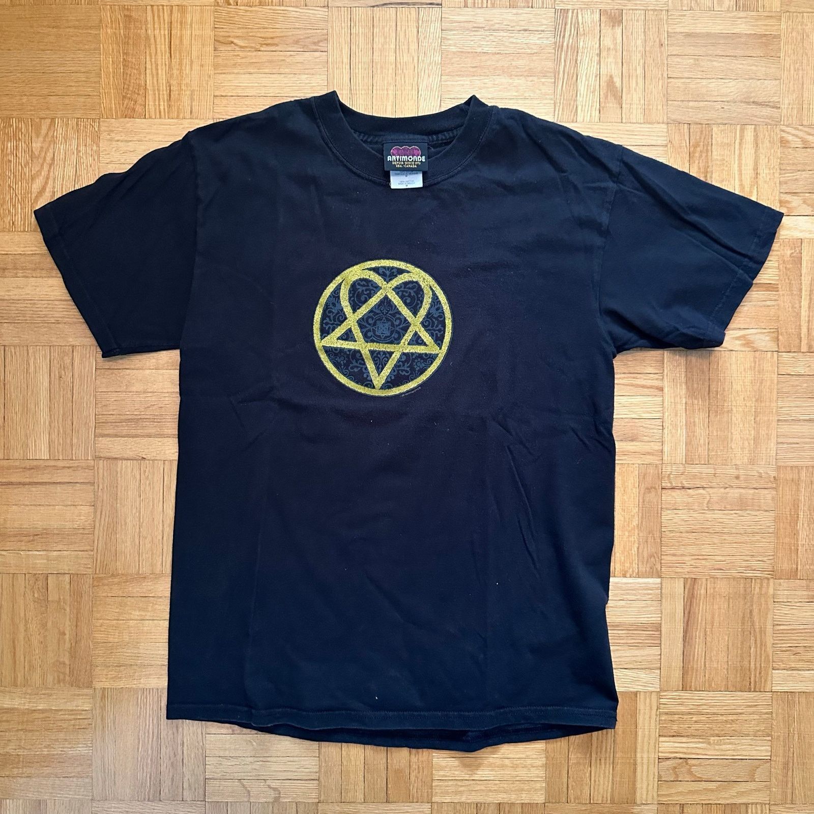 Vintage Him Rock Band T-Shirt Heartagram Y2K