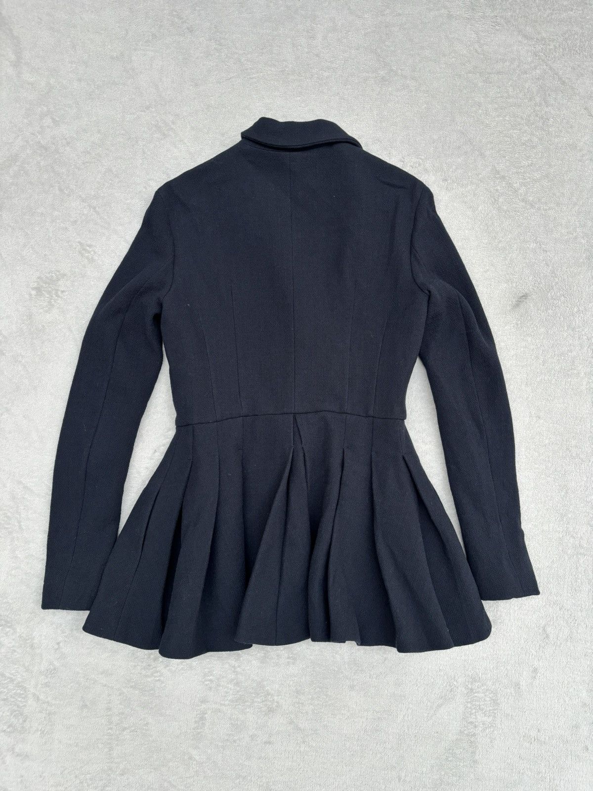 Dior Resort 2016 Dior by Raf Simons Pleated Peplum Jacket Size M / US 6-8 / IT 42-44 - 10 Thumbnail