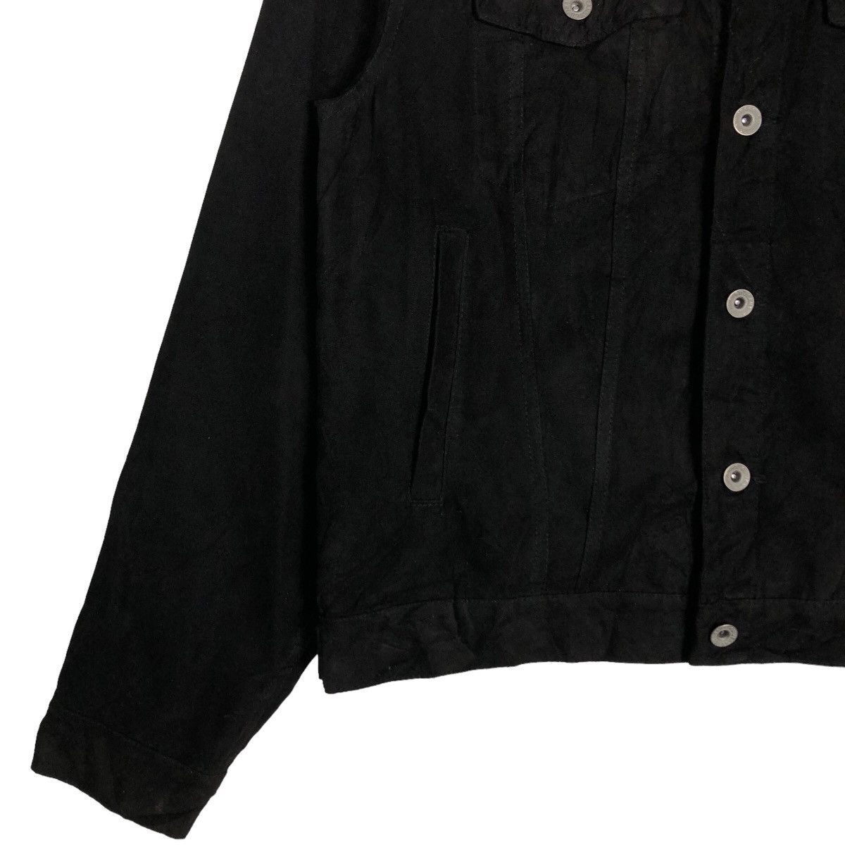 Issey Miyake 🔥90’s Vintage Leather Jacket Chore Work GU Japan Made Size US L / EU 52-54 / 3 - 4 Thumbnail