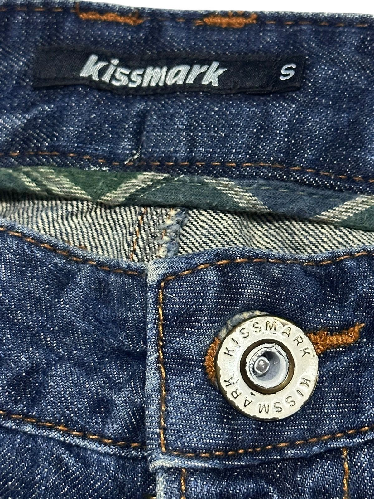 Japanese Brand × Le Grande Bleu (L.G.B.) Kissmark Distressed Jeans With Wideleg and Faded Wash Size US 32 / EU 48 - 7 Thumbnail