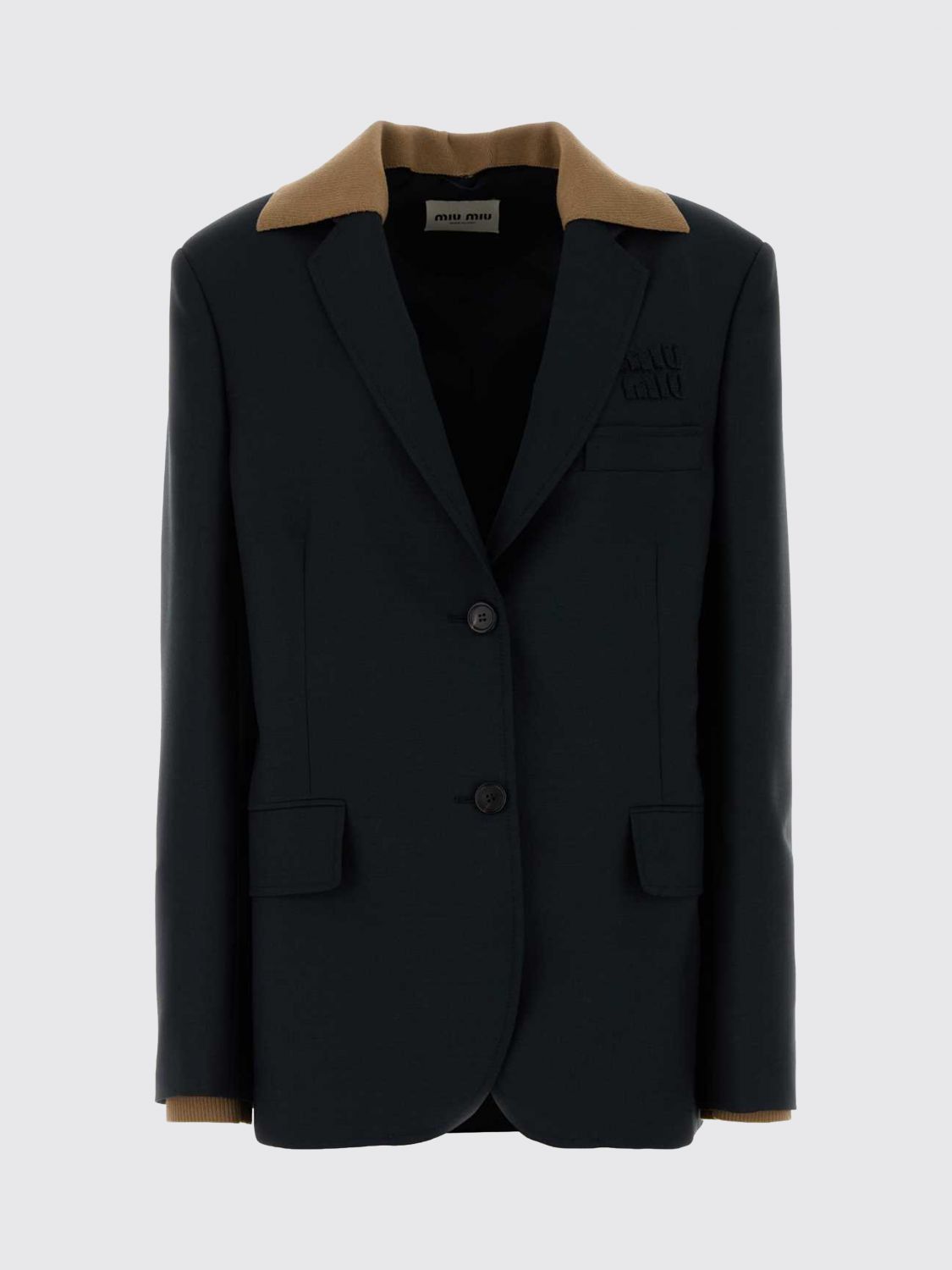 Miu Miu Miu Miu Jacket Woman Blue Size S / US 4 / IT 40 - 1 Preview