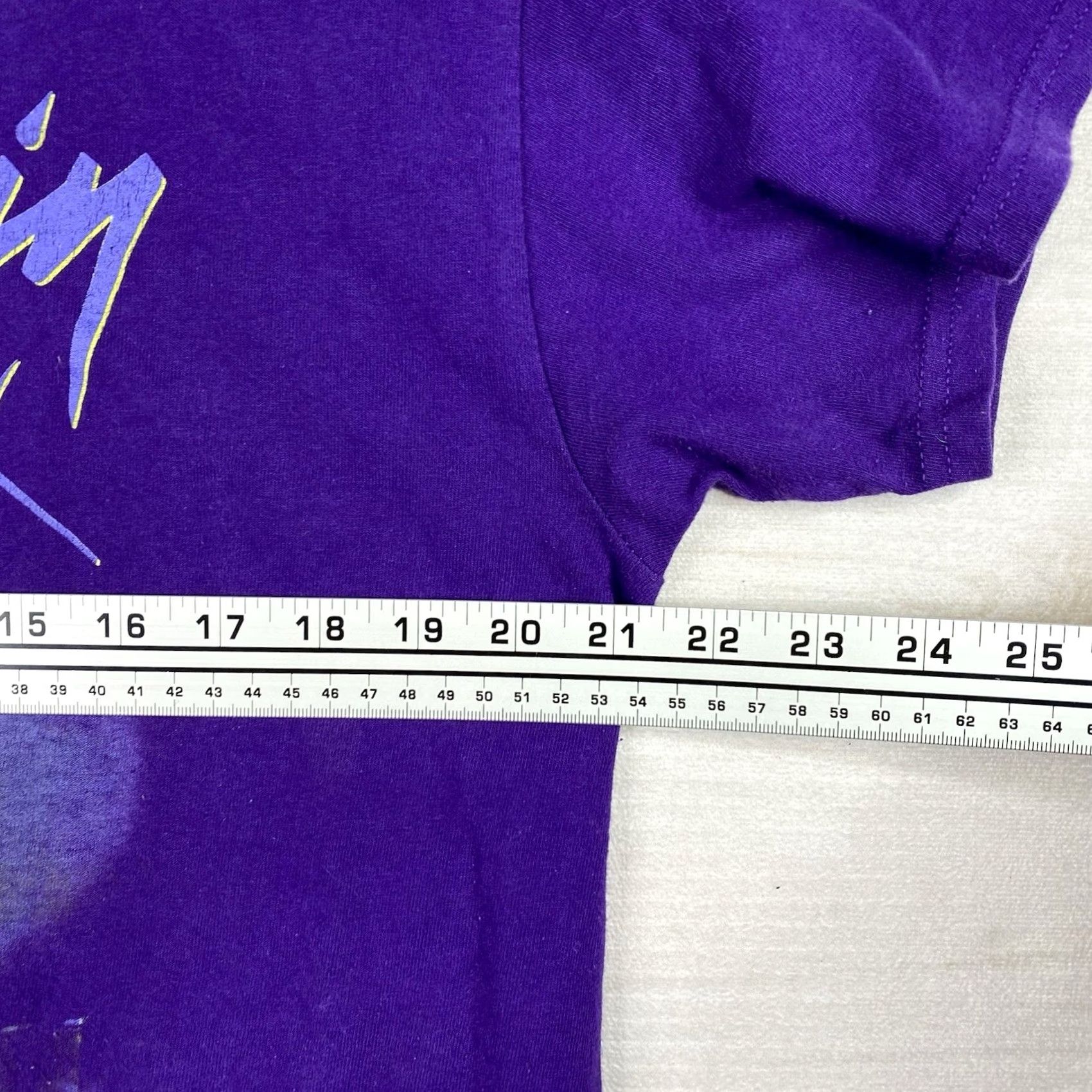 Prince VINTAGE Purple Rain T Shirt Mens L Purple Short Sleeve Graphic Tee Classic Casual Band Size US L / EU 52-54 / 3 - 6 Thumbnail