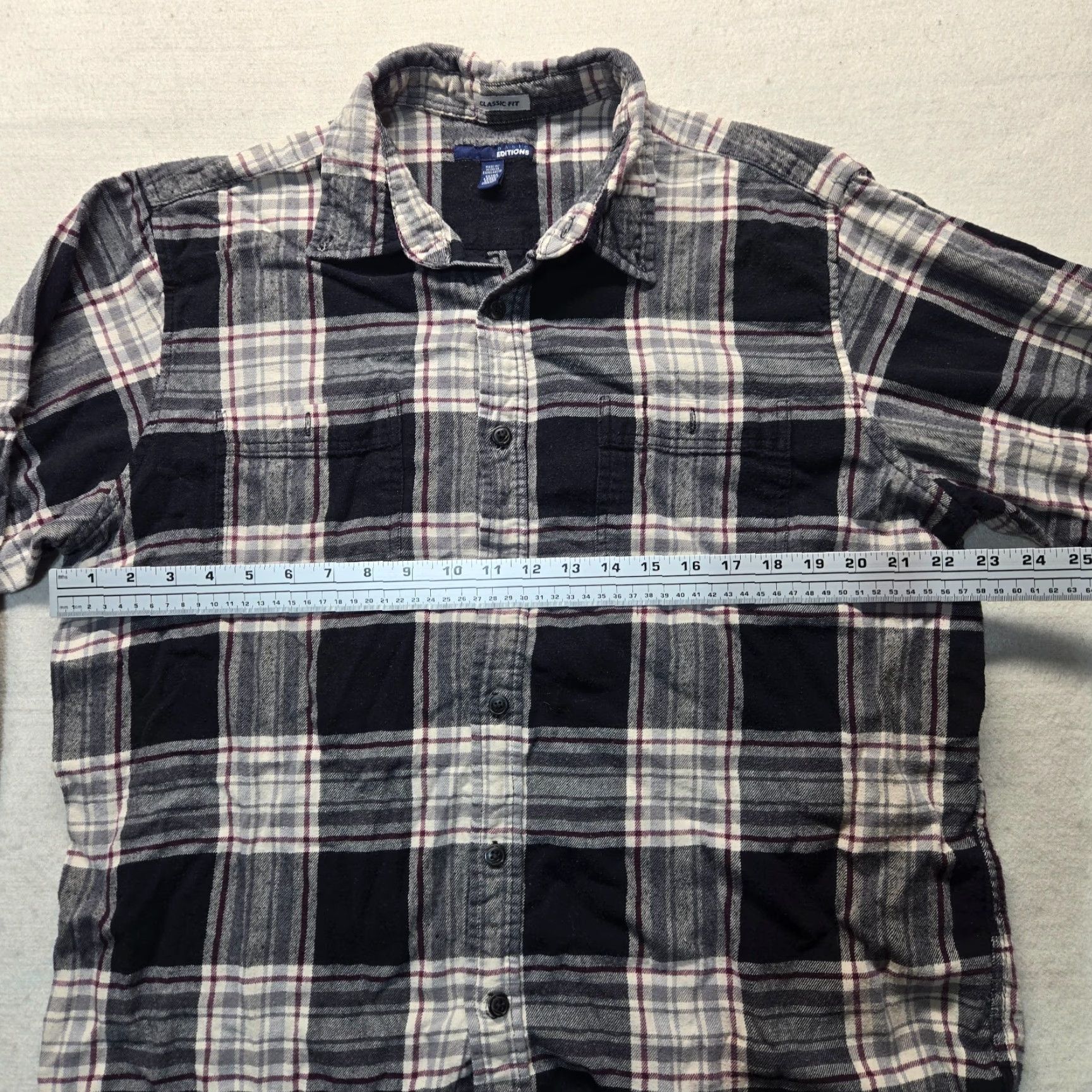Basic Editions Basic Editions Shirt Adult Men's XL Multicolor Plaid Flannel Button-Down Casual Mens Size US XL / EU 56 / 4 - 4 Thumbnail