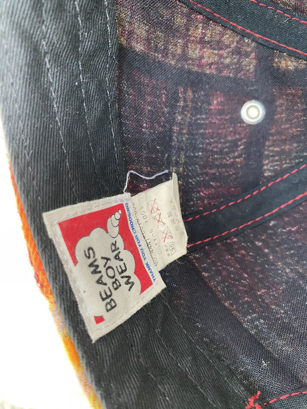 Beams Plus × Japanese Brand VINTAGE BEAMS JAPAN FLANNEL PATCHWORK CAP Size ONE SIZE - 5 Thumbnail