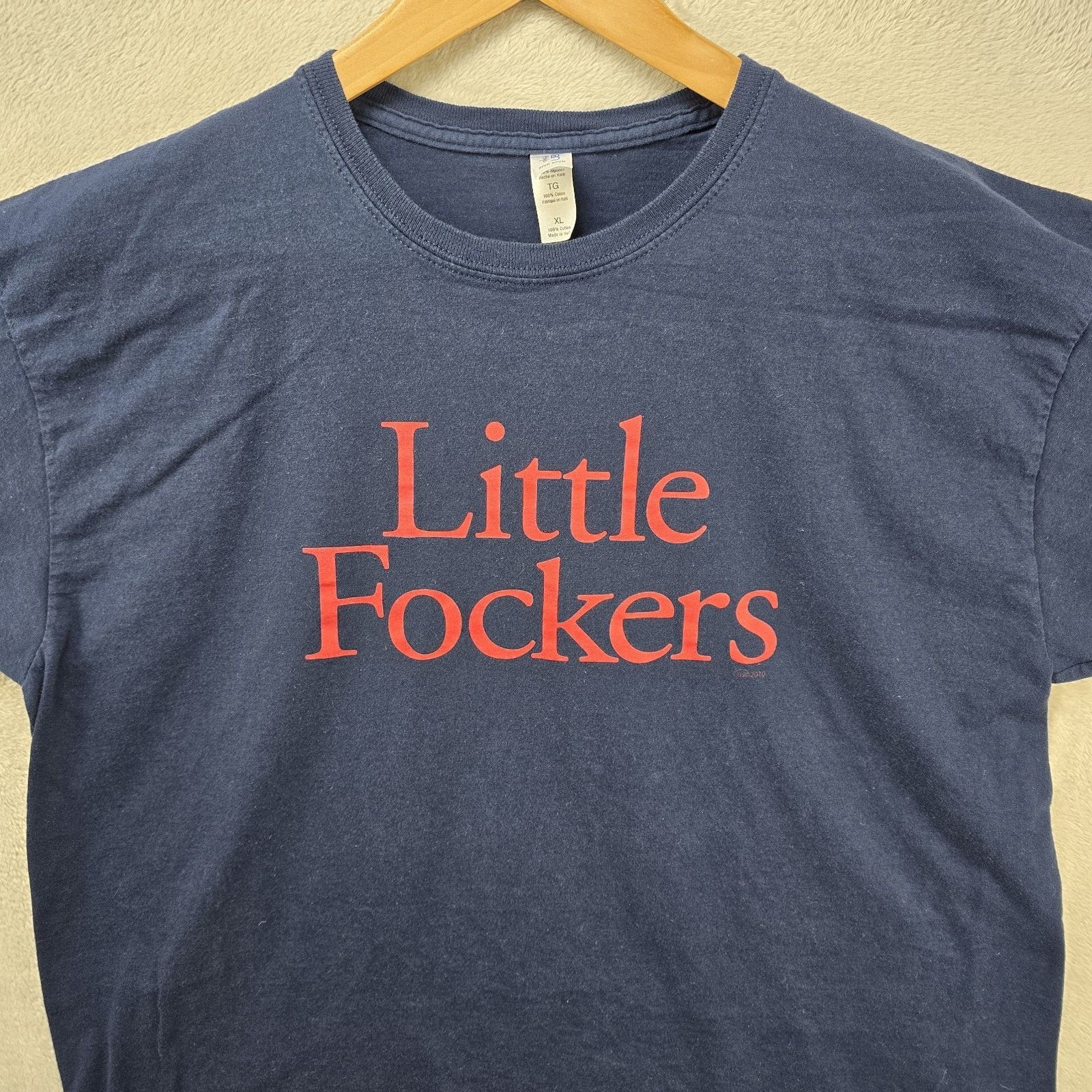 Gildan Little Fockers Shirt XL Movie Promo Ben Stiller Y2K Size US XL / EU 56 / 4 - 2 Thumbnail